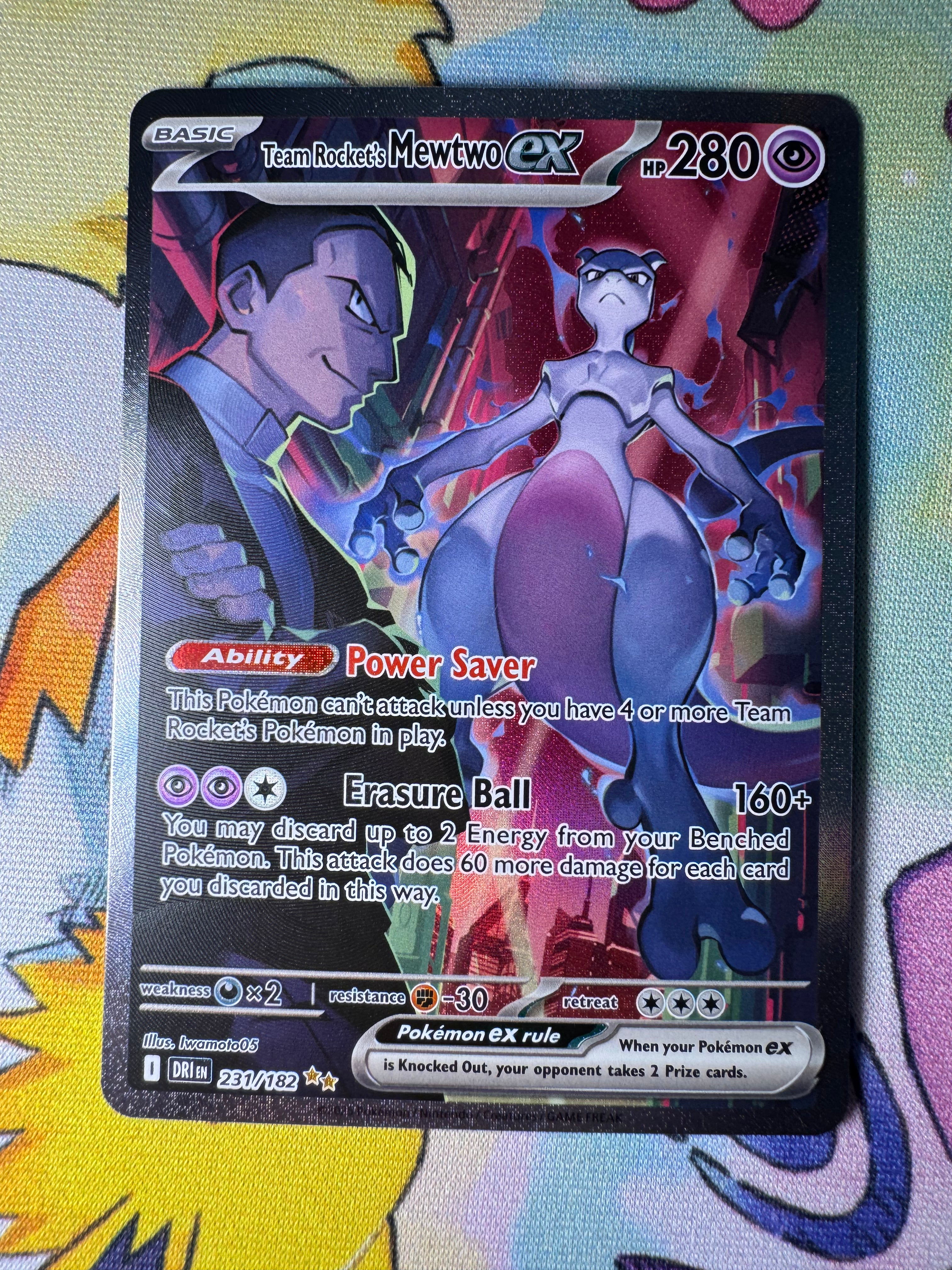 Team Rocket's Mewtwo ex 231/182 Destined Rivals SAR - EN
