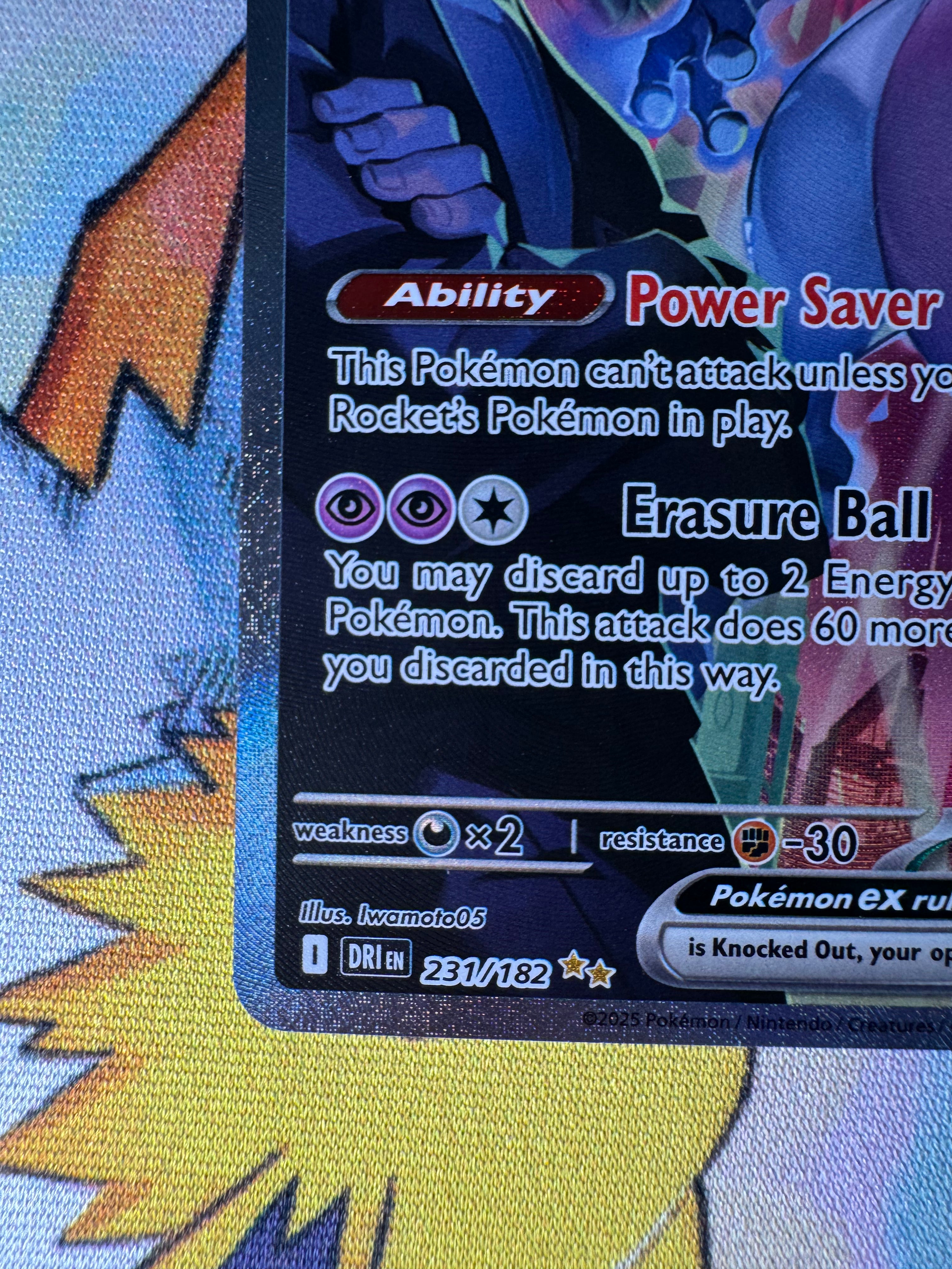 Team Rocket's Mewtwo ex 231/182 Destined Rivals SAR - EN
