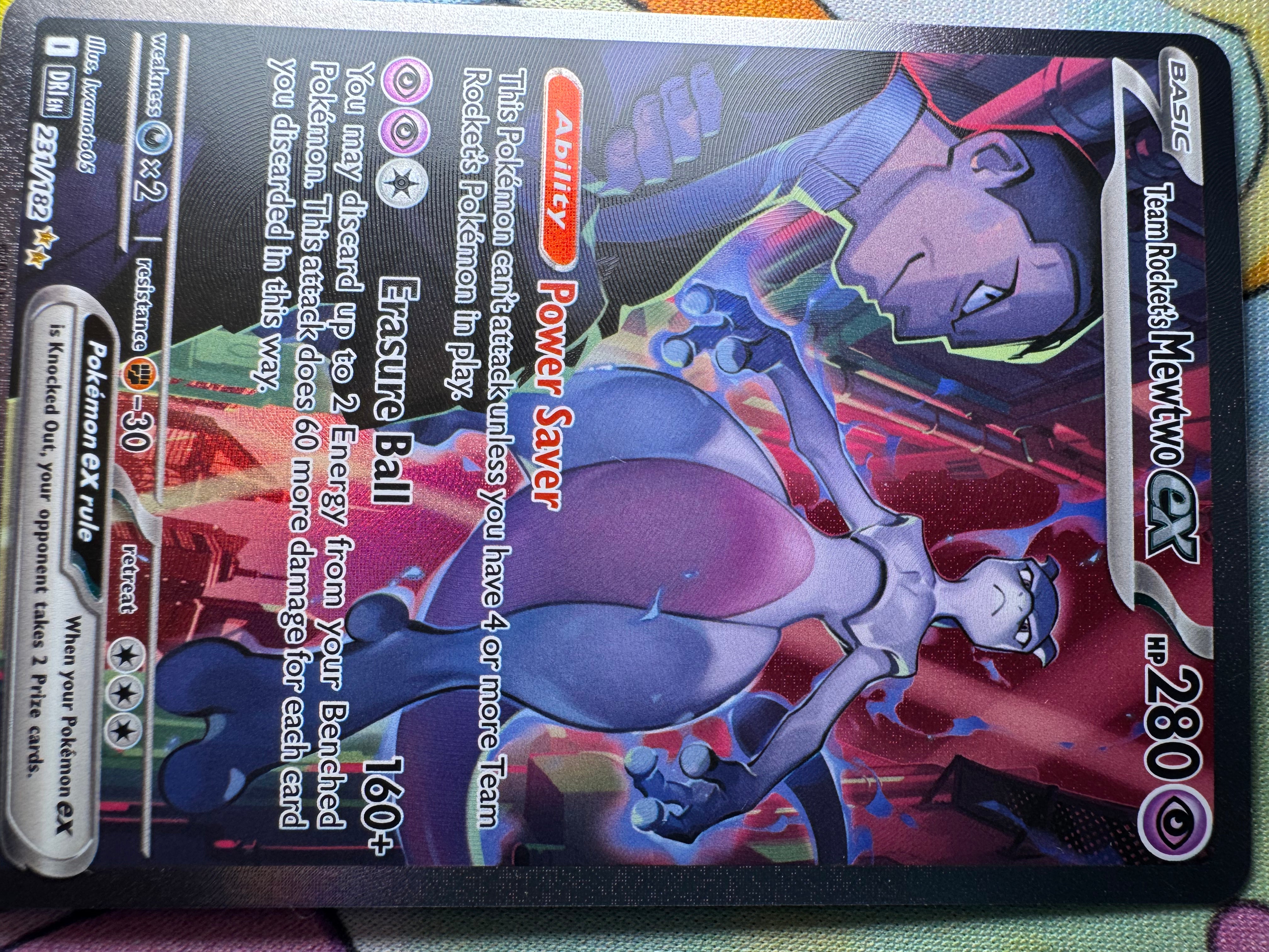 Team Rocket's Mewtwo ex 231/182 Destined Rivals SAR - EN
