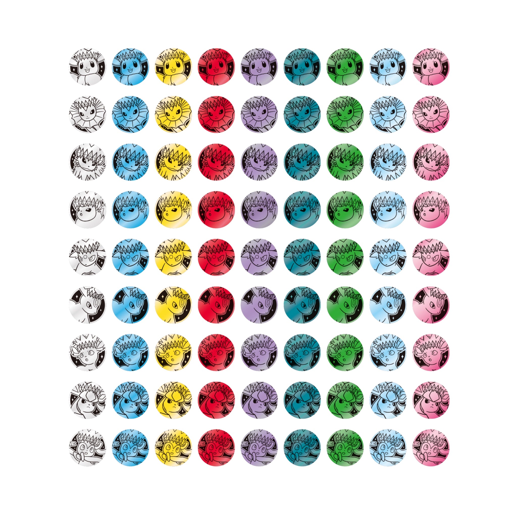 Pokémon Terastal Gathering Coin Set - Simplified Chinese