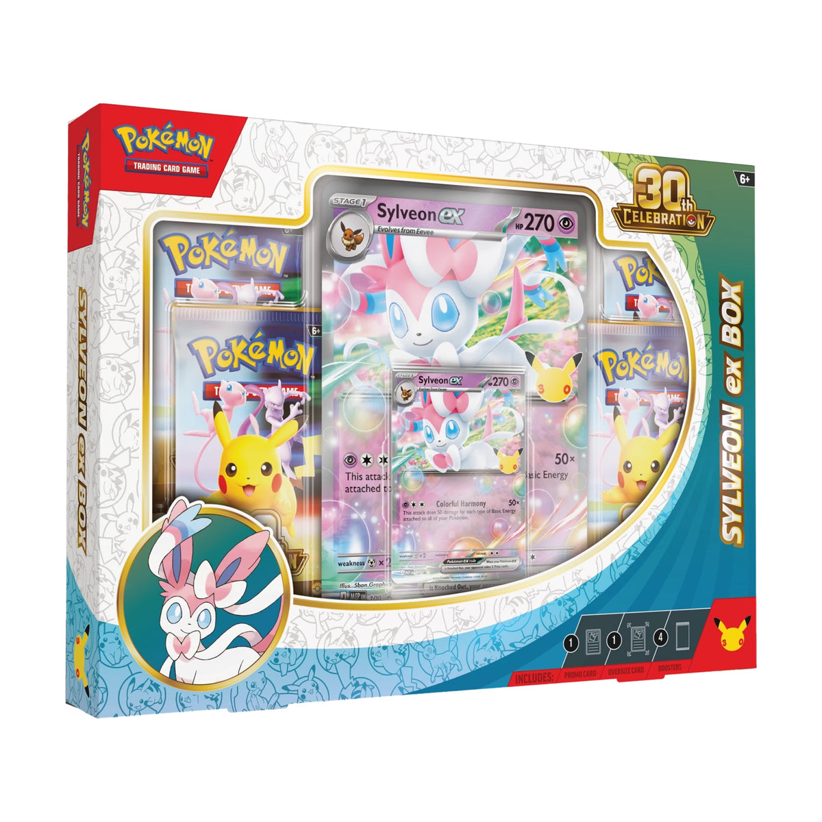 Pokémon - 30th Celebration Sylveon ex Box