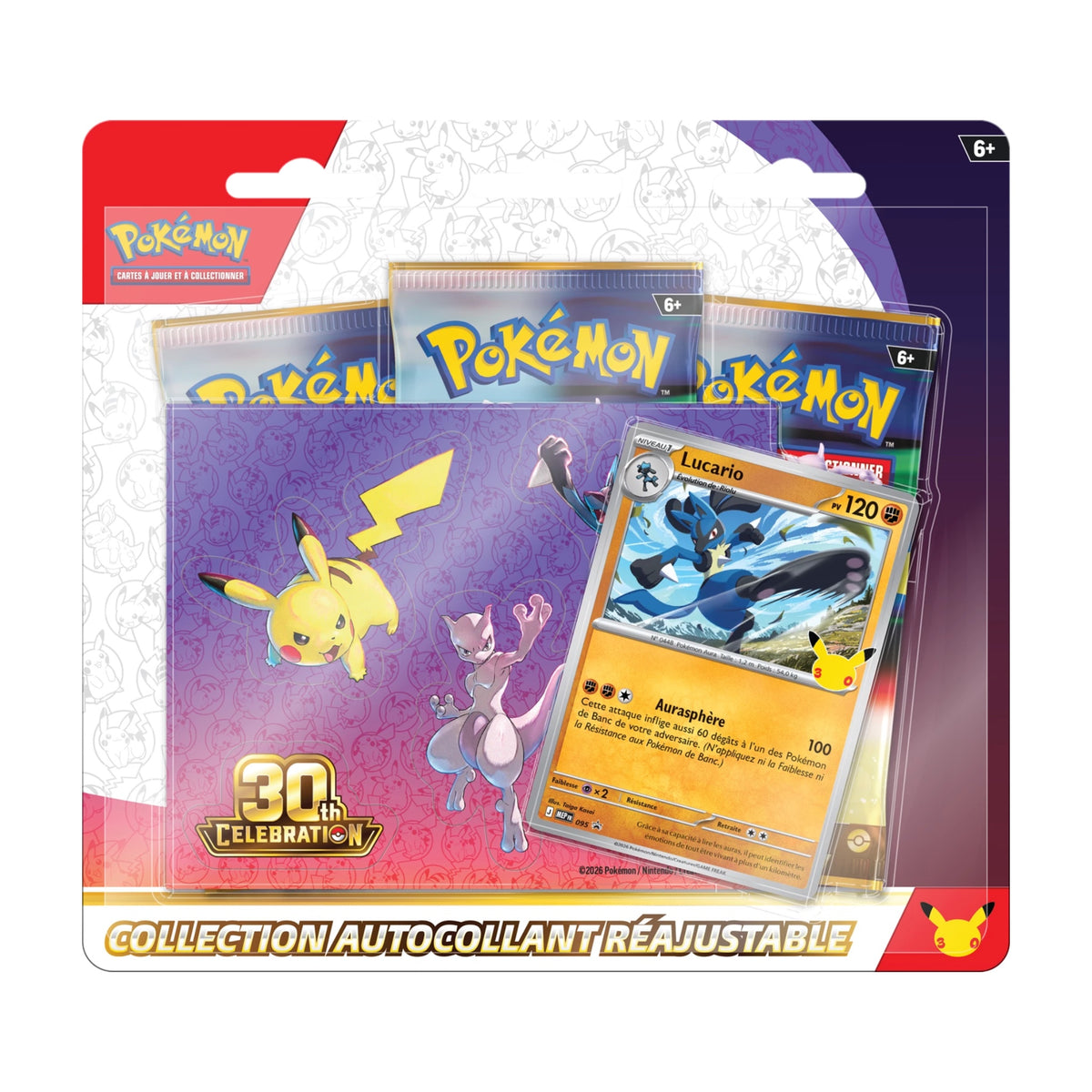 Pokémon - 30th Celebration Tech Sticker Collection