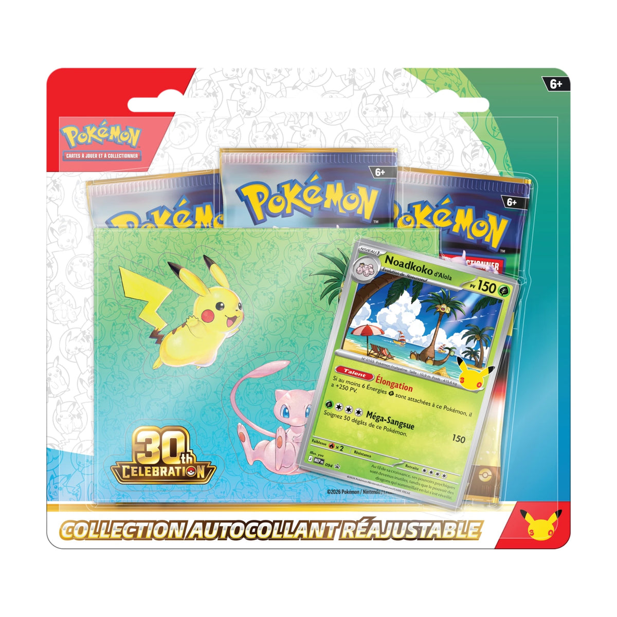Pokémon - 30th Celebration Tech Sticker Collection