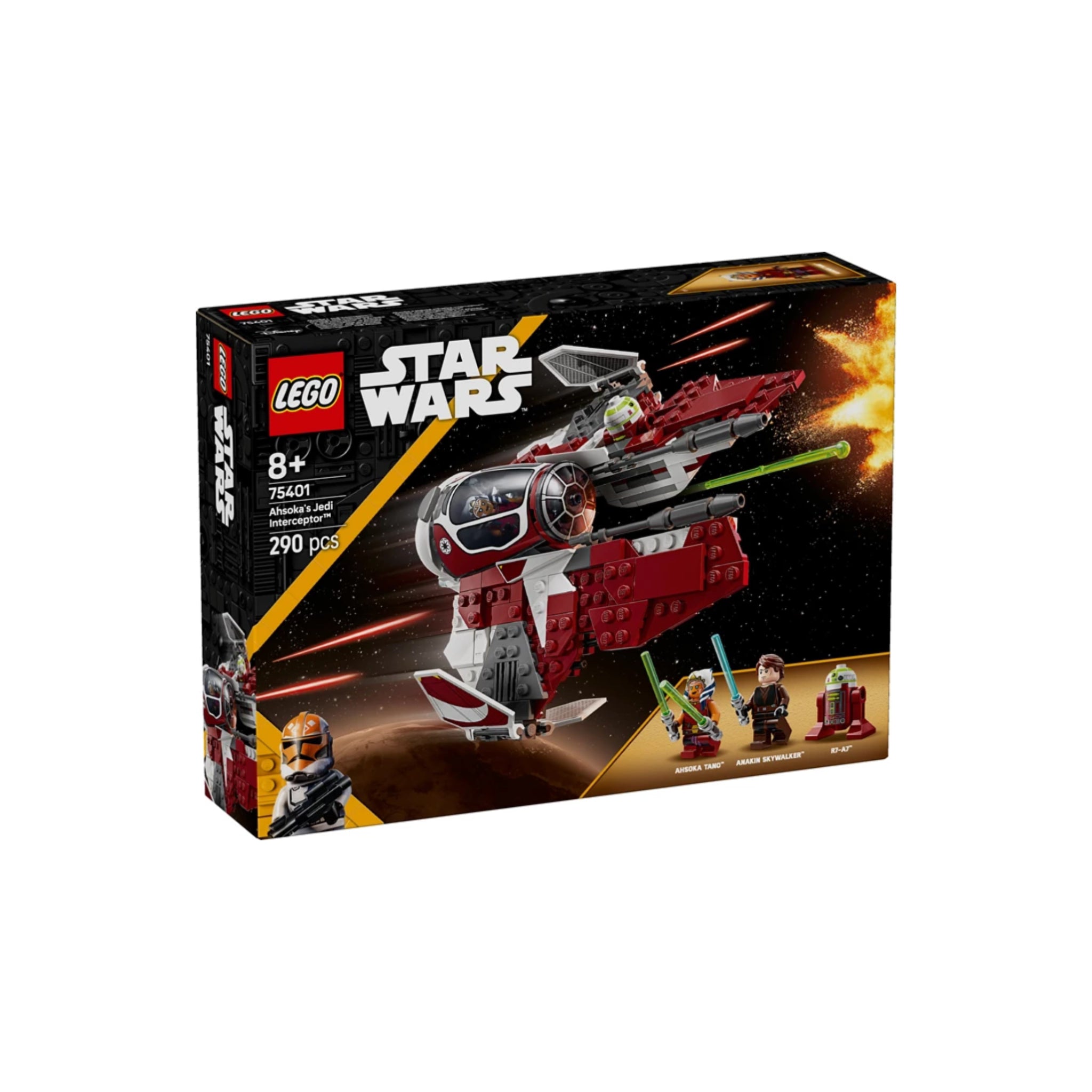 Lego Star Wars Ahsokas Jedi Interceptor 290 Teile