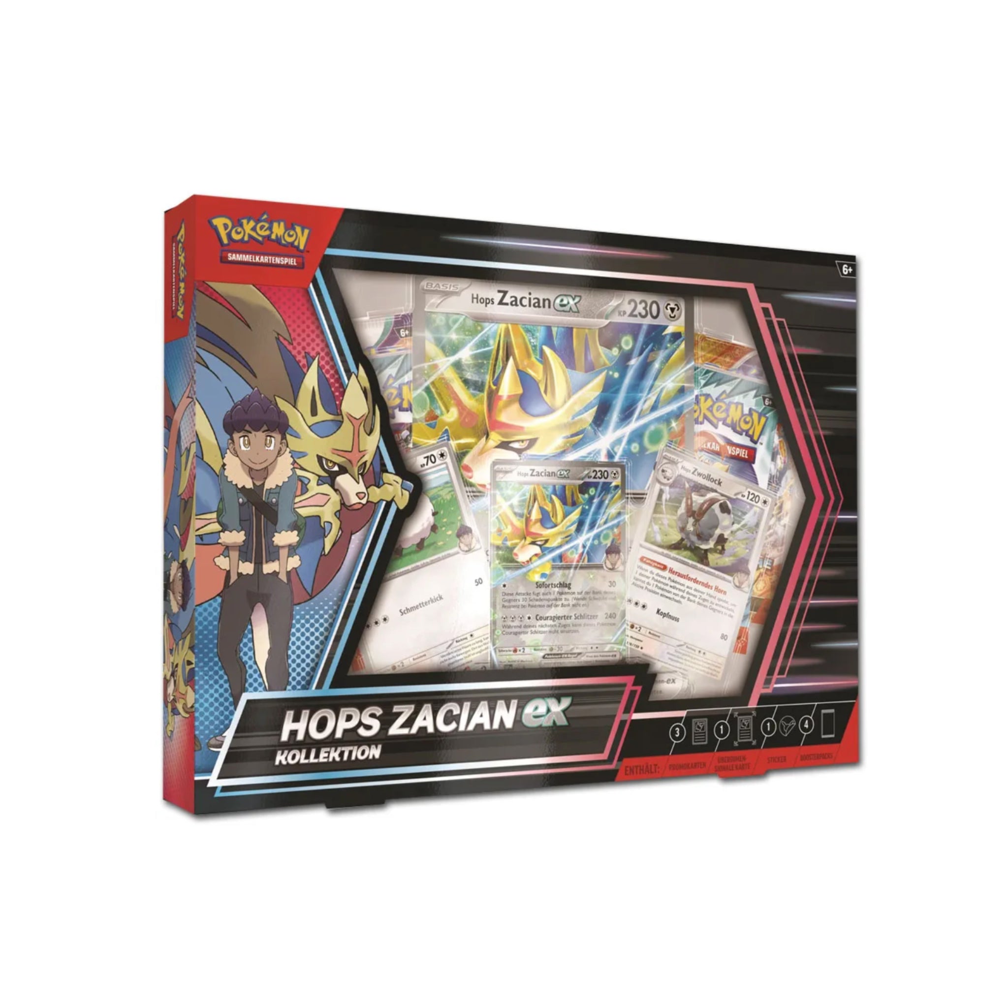 Pokémon - Hops Zacian ex Box - EN/DE