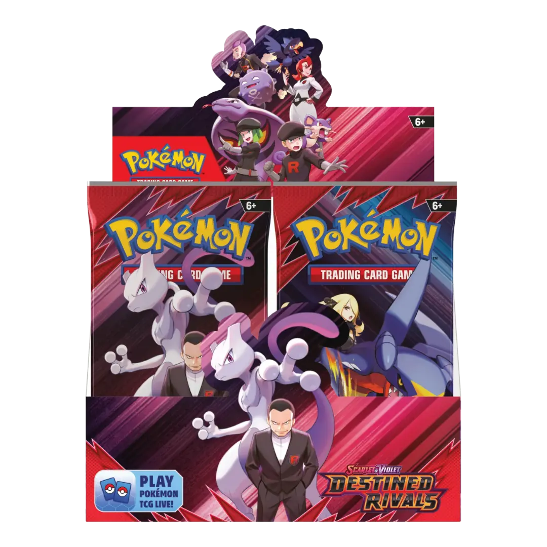 Pokemon Destined Rivals Booster Display