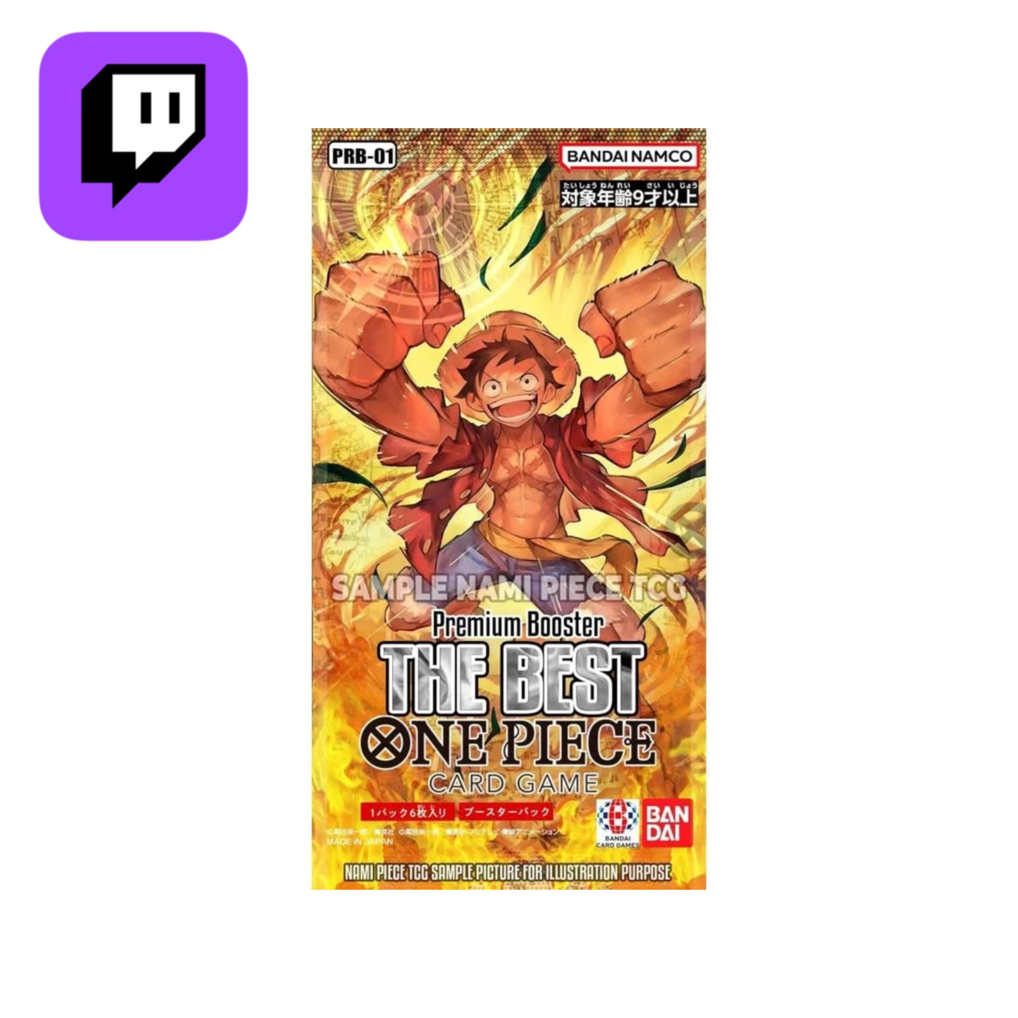Twitch Stream: One Piece The Best PRB-01 Booster JP
