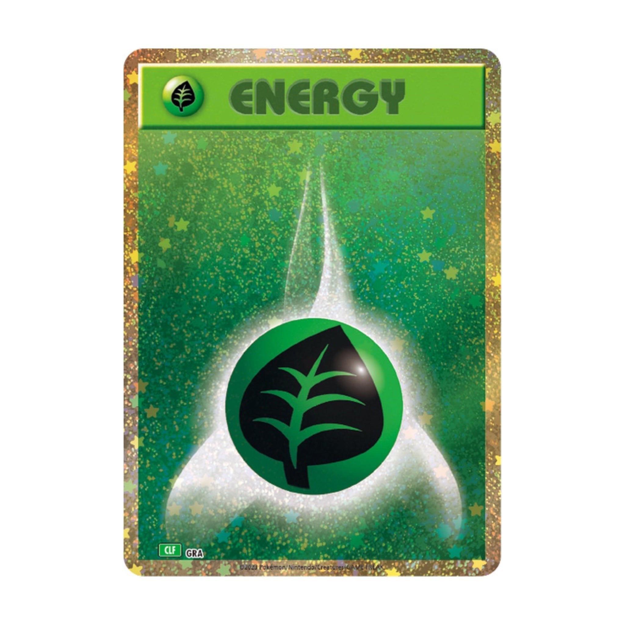 Basic Grass Energy GRA Pokémon TCG Classic Holo - SparkLeaf TCG