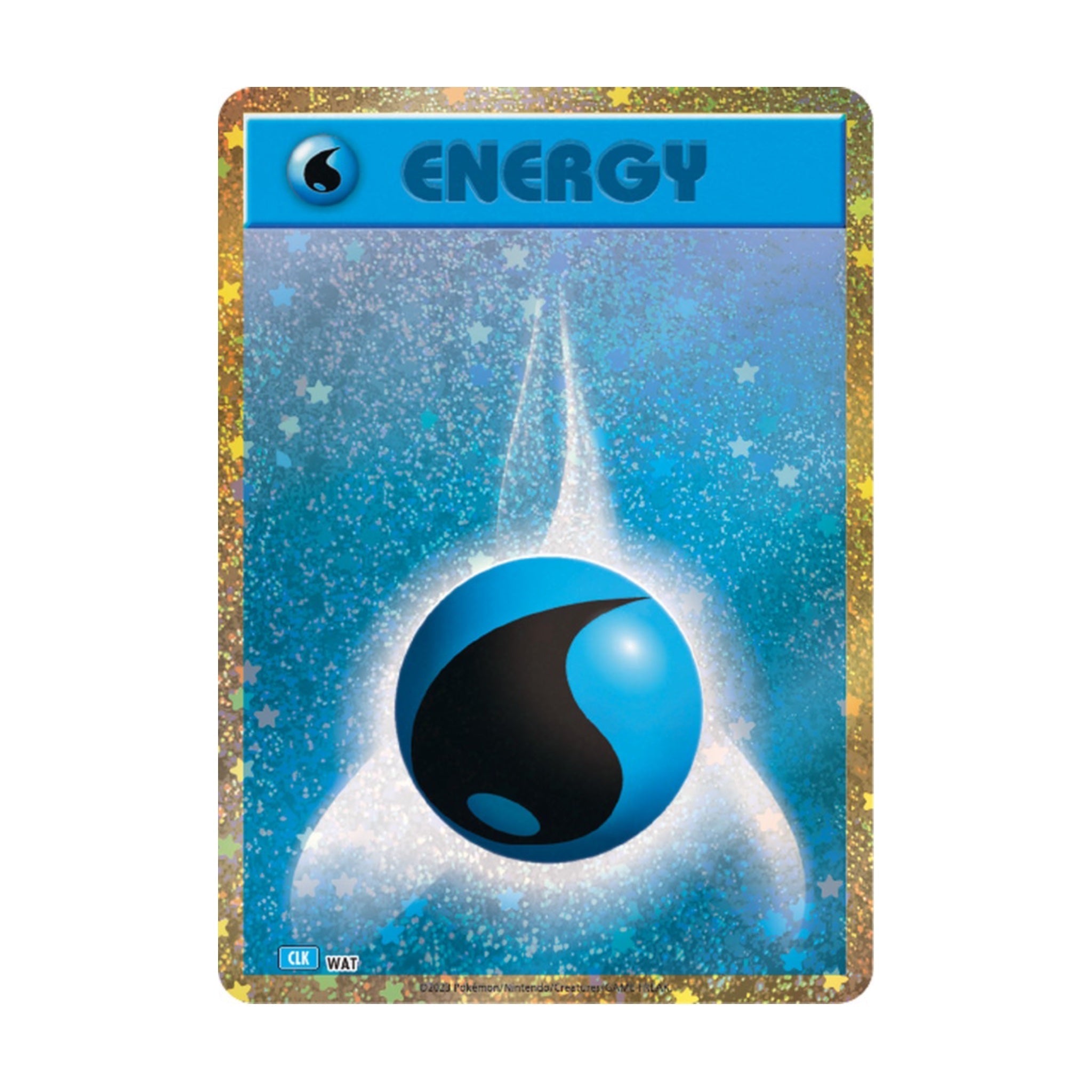 Basic Water Energy WAT Pokémon TCG Classic Holo - SparkLeaf TCG