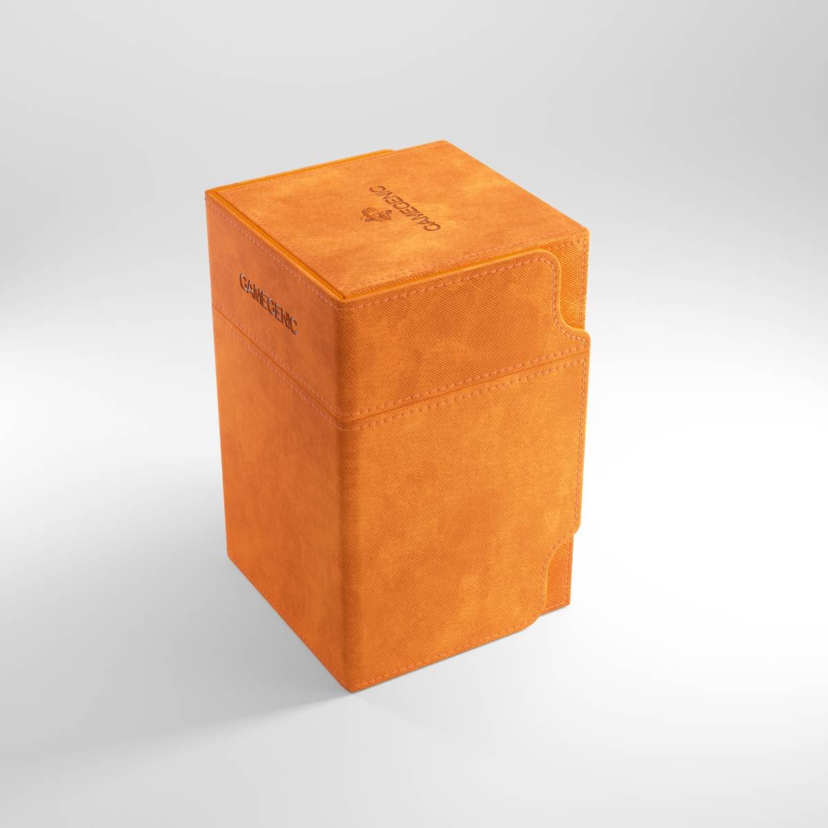 Gamegenic - Deckbox Convertible Watchtower 100+ - Orange - SparkLeaf TCG