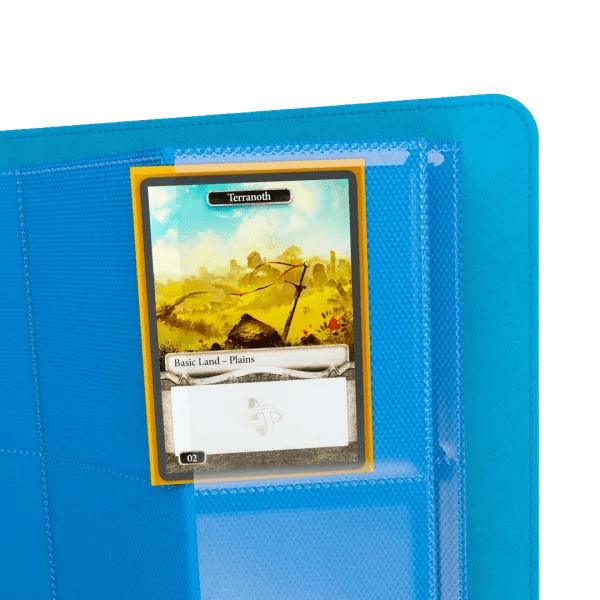 Gamegenic - Portfolio Prime Album 18 - Pocket - Blau / Weiss / Schwarz - SparkLeaf TCG