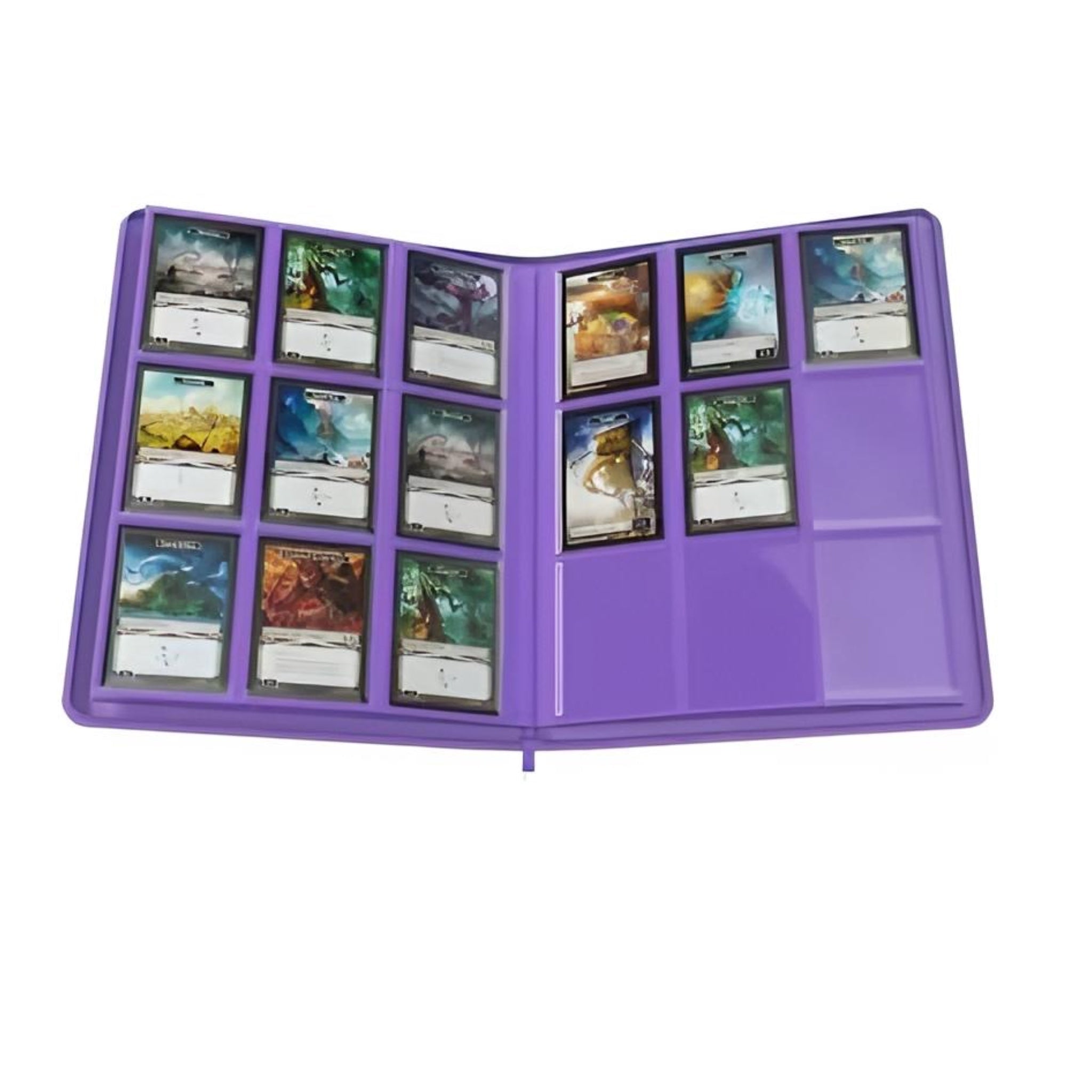 Gamegenic - Zip-Up Album 18-Pocket - Gelb / Lila - SparkLeaf TCG