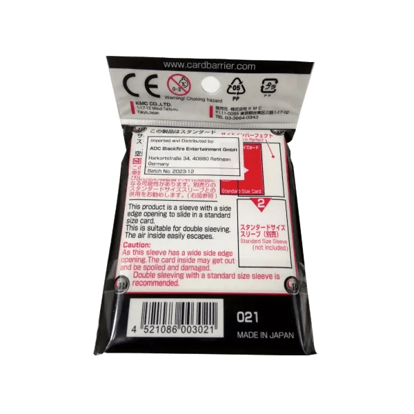 KMC - 100 Side - In Perfect Sleeves - SparkLeaf TCG