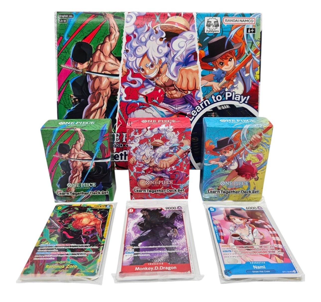 One Piece Card Game: Learn Together (LD01) Deck Set EN - SparkLeaf TCG