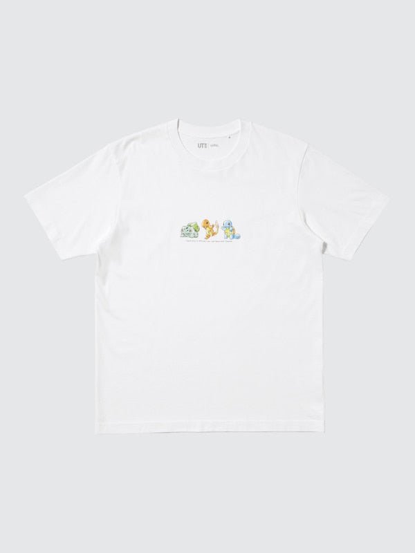 Pokémon 30th Anniversary - UT Short Sleeve Graphic T-shirt - 3 Starters - SparkLeaf TCG