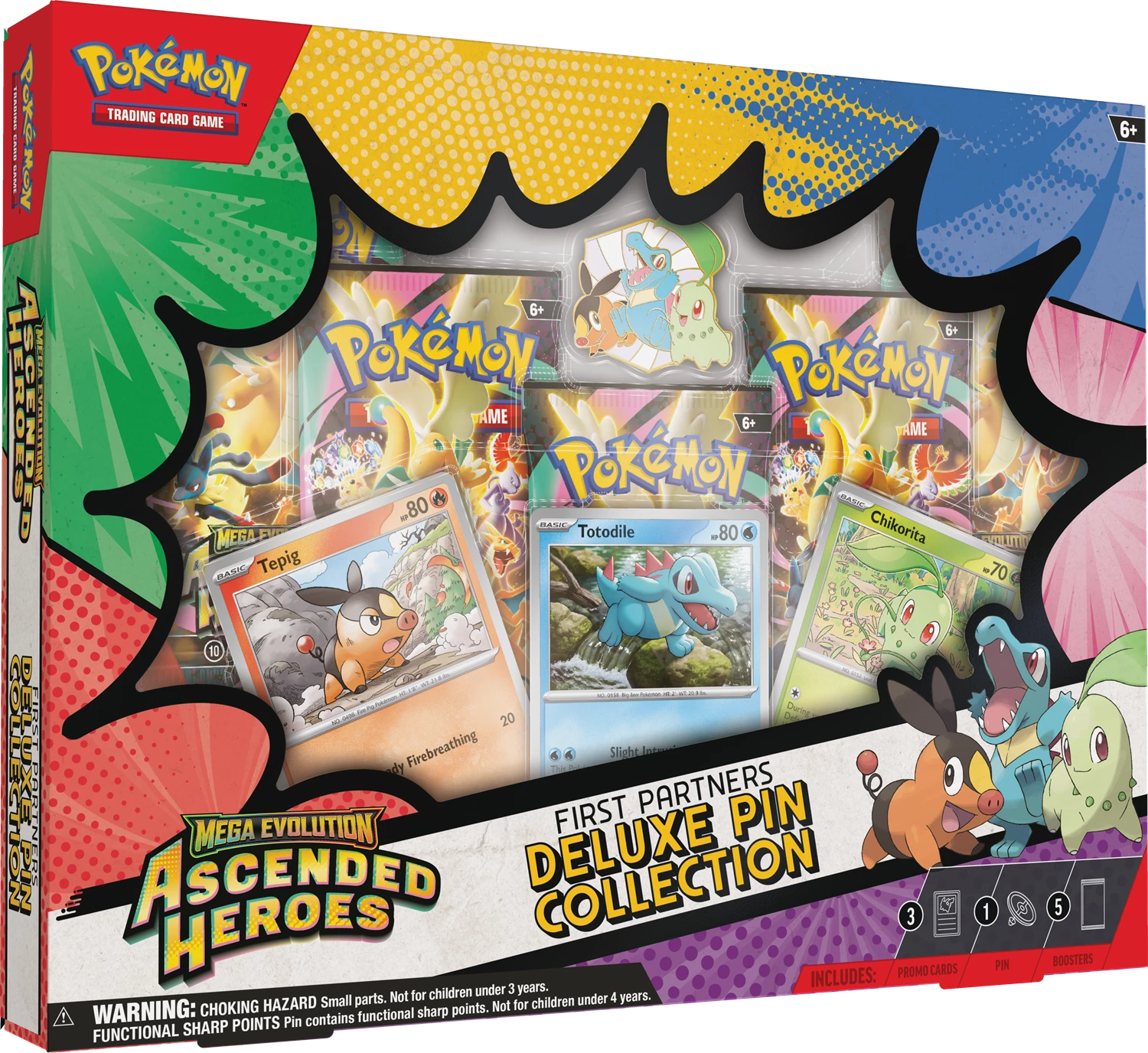Pokémon - Ascended Heroes First Partners Deluxe Pin Collection - EN - SparkLeaf TCG