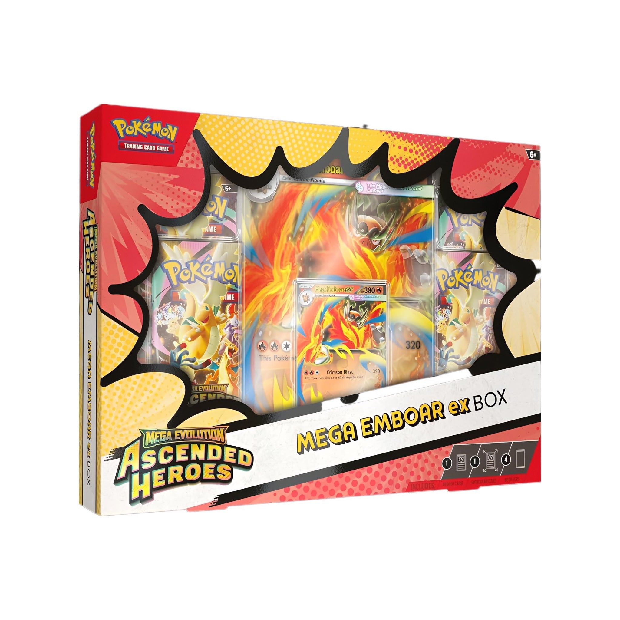 Pokémon - Ascended Heroes Mega Emboar ex Box - SparkLeaf TCG