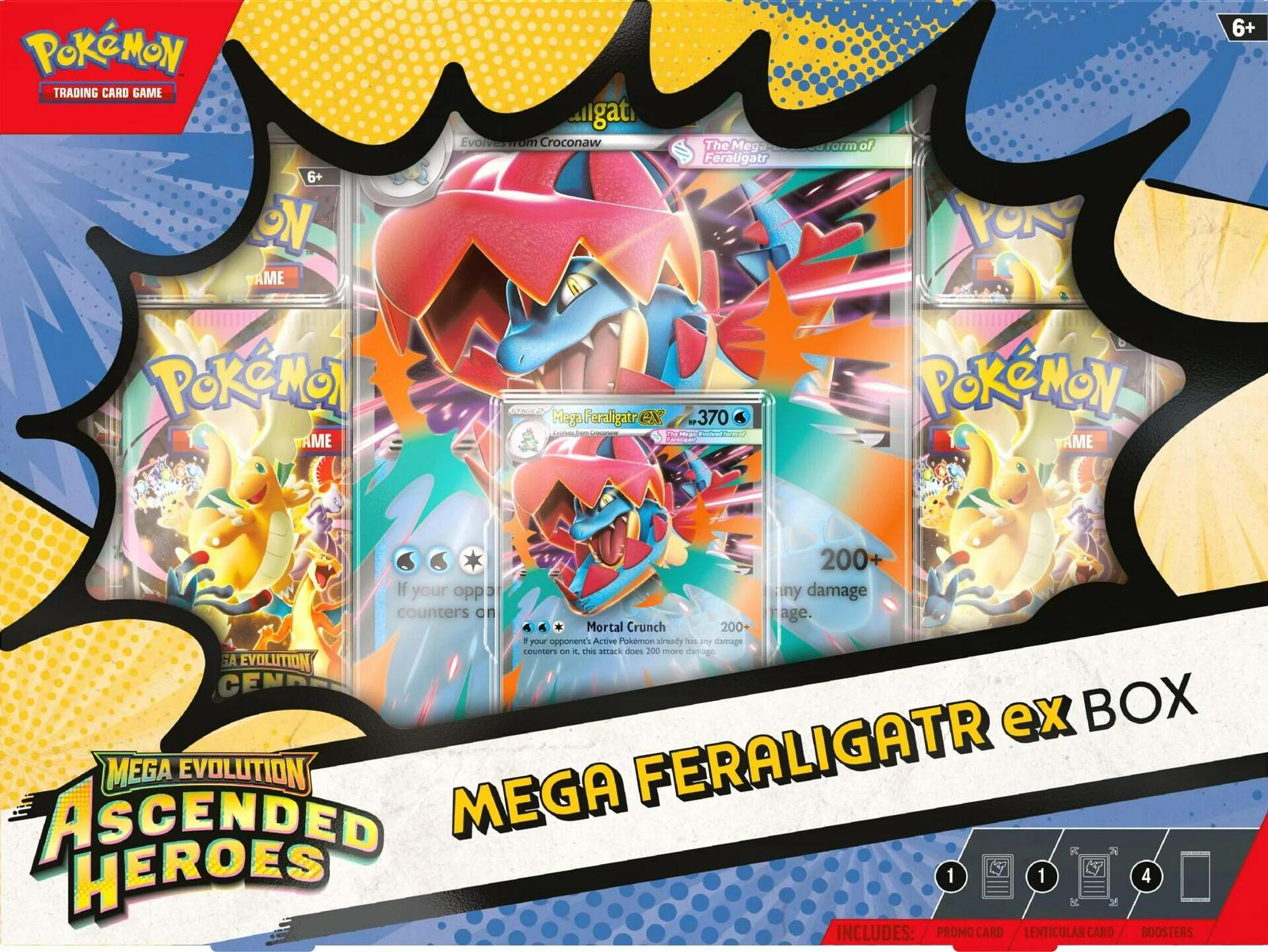 Pokémon - Ascended Heroes Mega Mega Feraligatr ex Box - SparkLeaf TCG