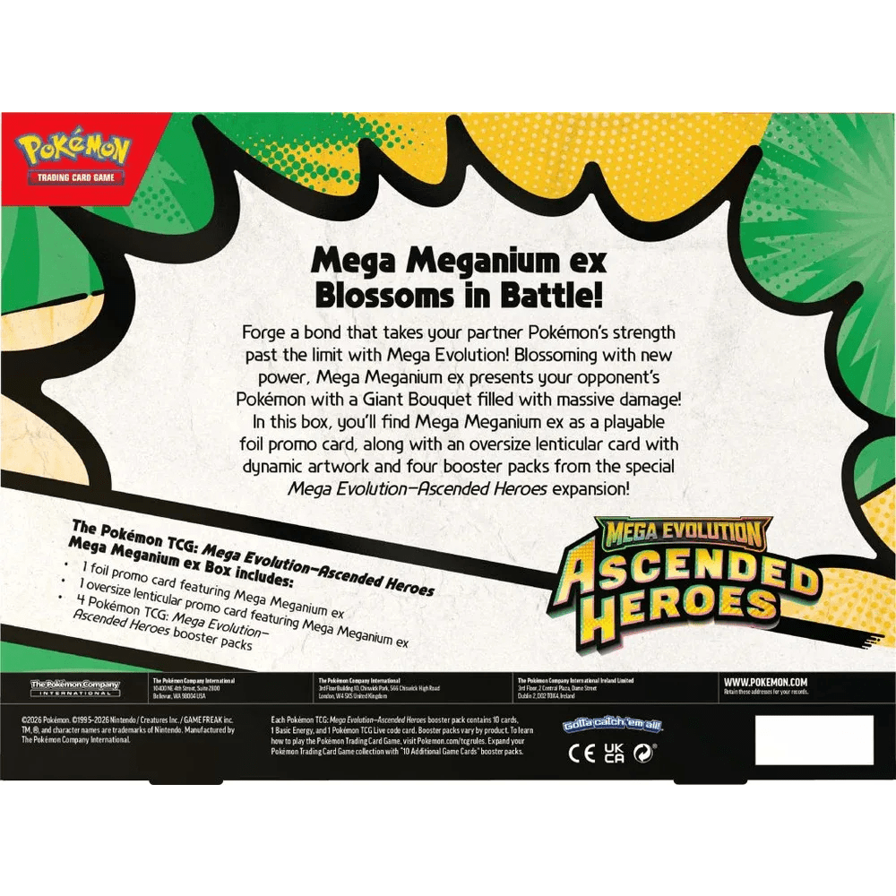 Pokémon - Ascended Heroes Mega Meganium ex Box - SparkLeaf TCG