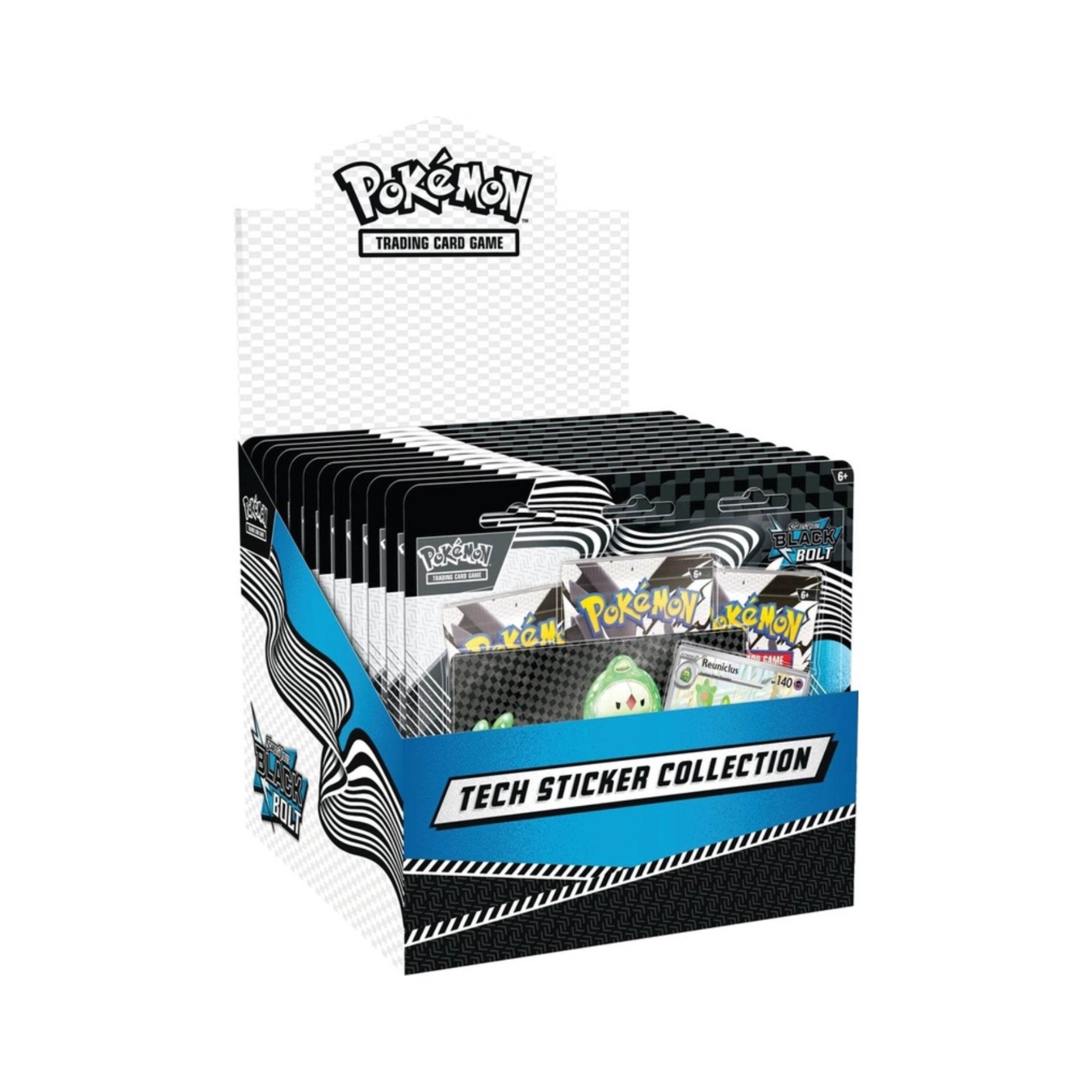 Pokémon - Black Bolt Tech Sticker Collection Sealed Case - EN - SparkLeaf TCG