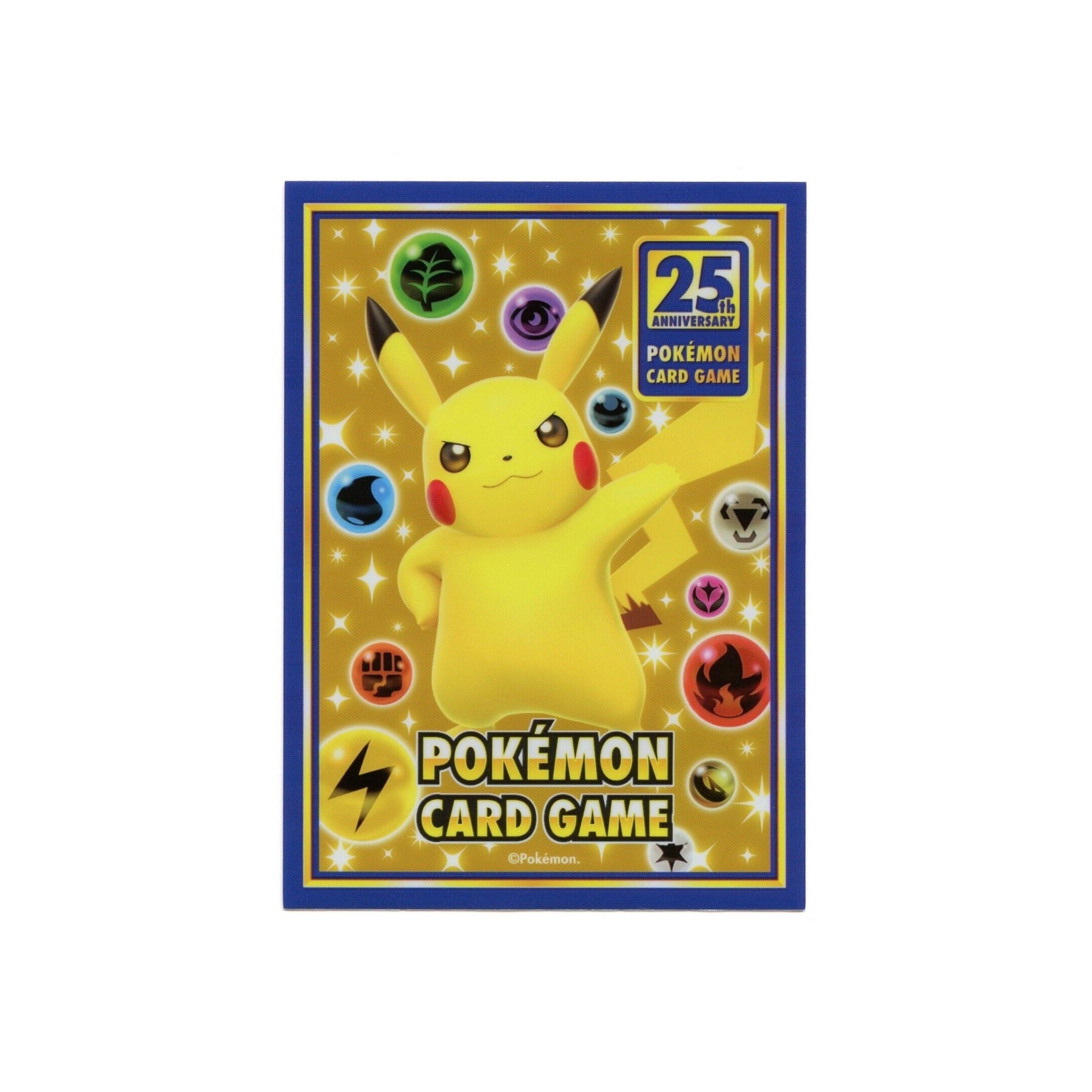 Pokemon Card 25th Anniversary Collection 64 Sleeves Japanese Pikachu - SparkLeaf TCG