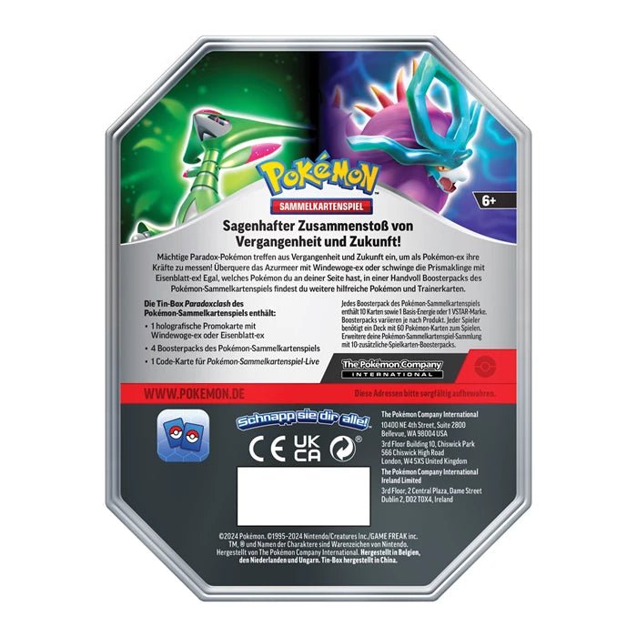 Pokémon - Eisenblatt ex Tin 2024 - DE - SparkLeaf TCG