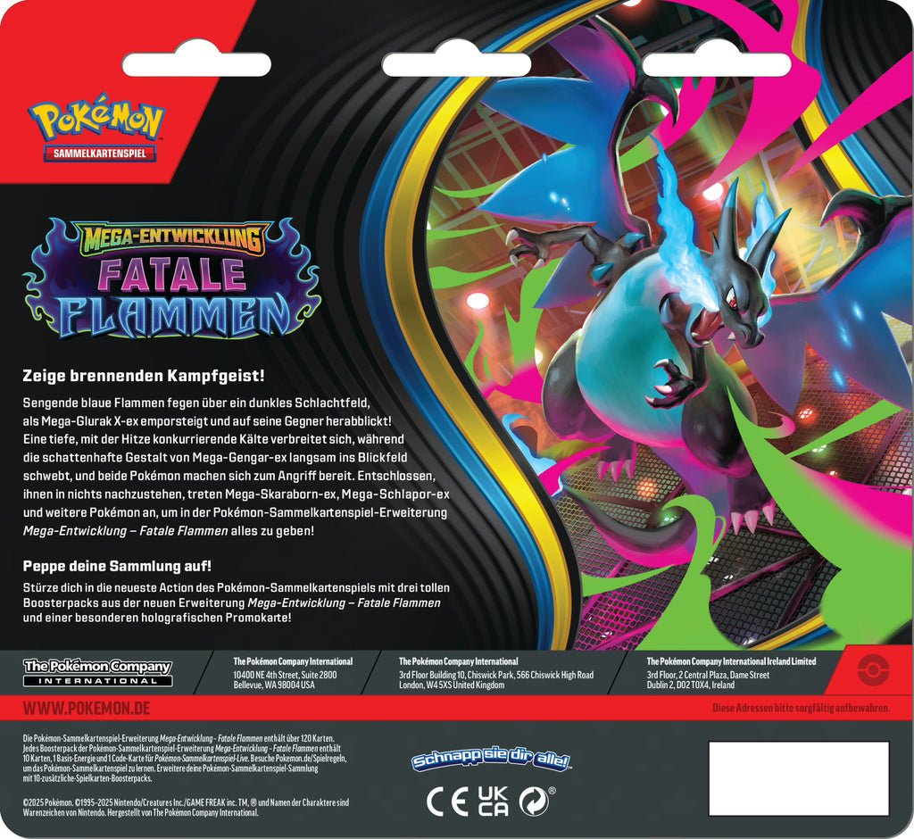 Pokémon - Fatale Flammen 3 - Pack Blister - DE - SparkLeaf TCG