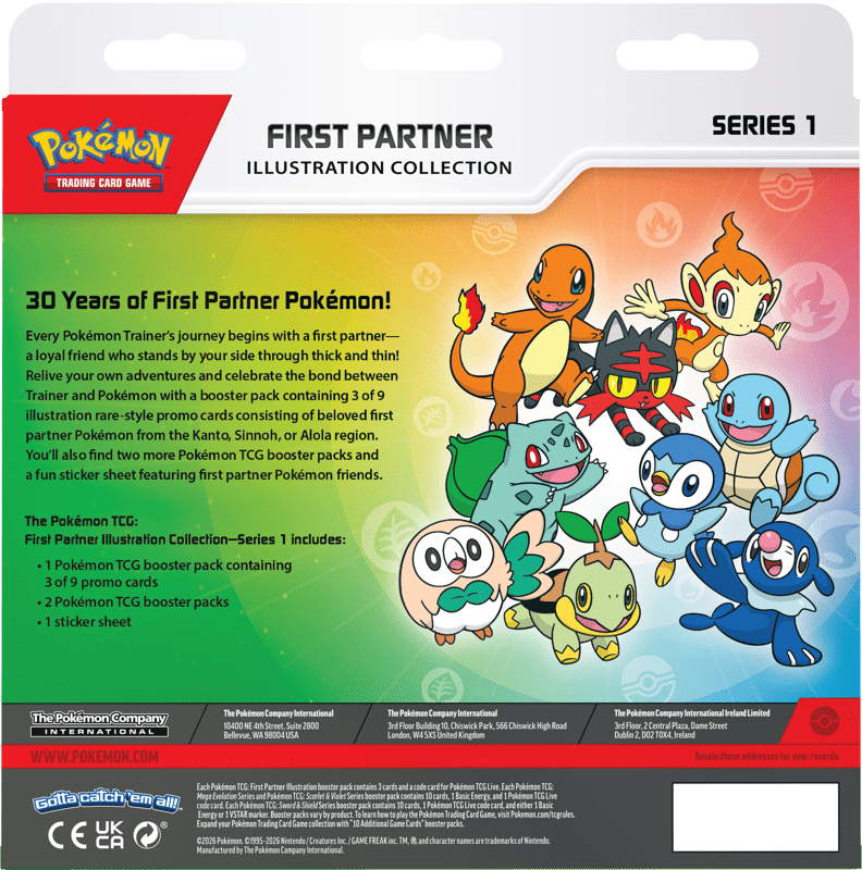 Pokémon - First Partner Illustration Collection - SparkLeaf TCG