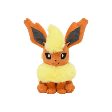 Pokemon Flareon Plushy 136 - Sitting Cuties - SparkLeaf TCG