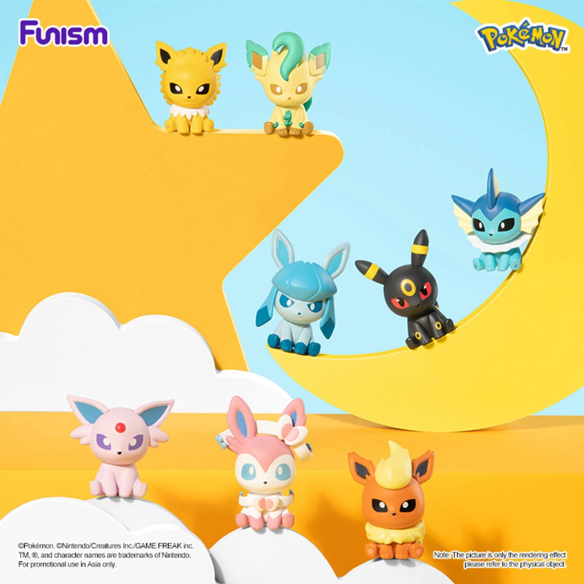 Pokémon Funism Palmsize Wonders Vol. 2 Eevee Set Blind Box Pokéball - SparkLeaf TCG