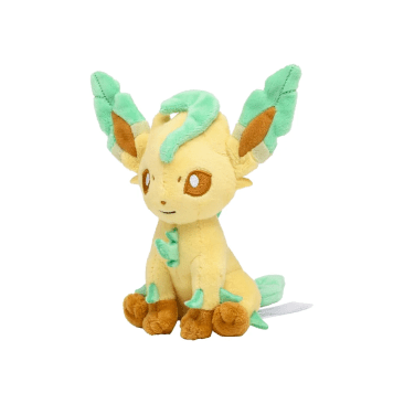 Pokemon Leafeon Plushy 470 - Sitting Cuties - SparkLeaf TCG