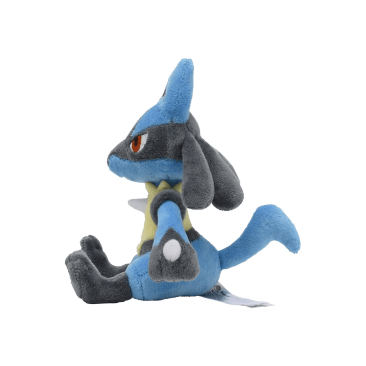 Pokemon Lucario Plushy 448 - Sitting Cuties - SparkLeaf TCG