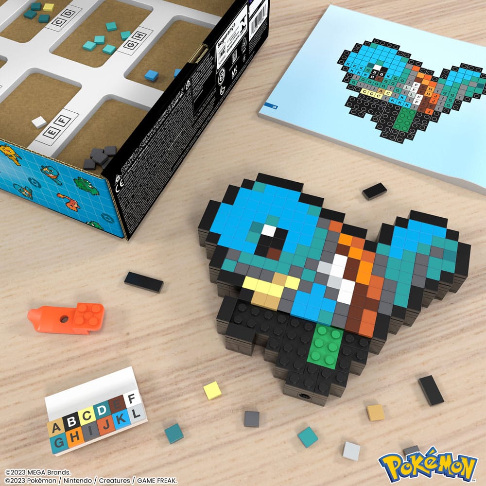 Pokémon MEGA Bauset Squirtle Pixel Art - SparkLeaf TCG