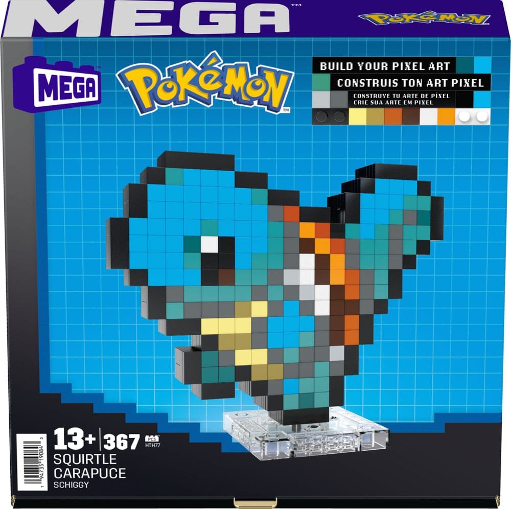 Pokémon MEGA Bauset Squirtle Pixel Art - SparkLeaf TCG