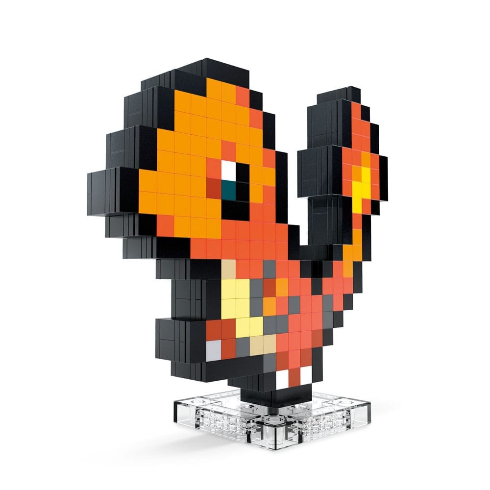 Pokémon MEGA Charmander Pixel Art - SparkLeaf TCG
