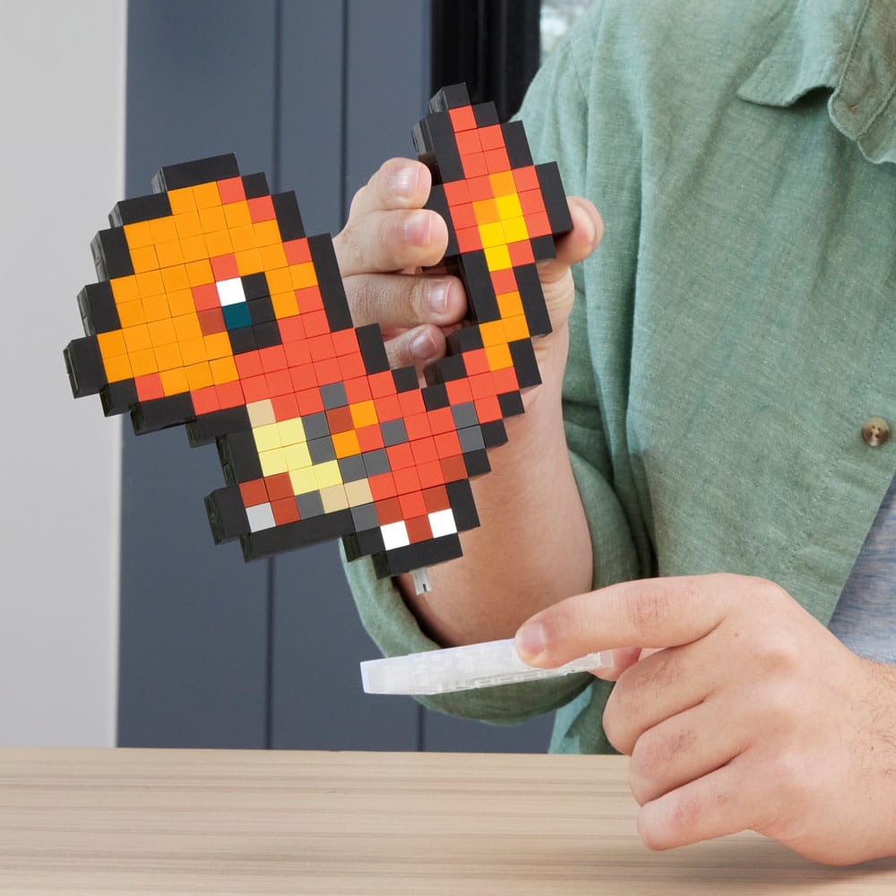 Pokémon MEGA Charmander Pixel Art - SparkLeaf TCG