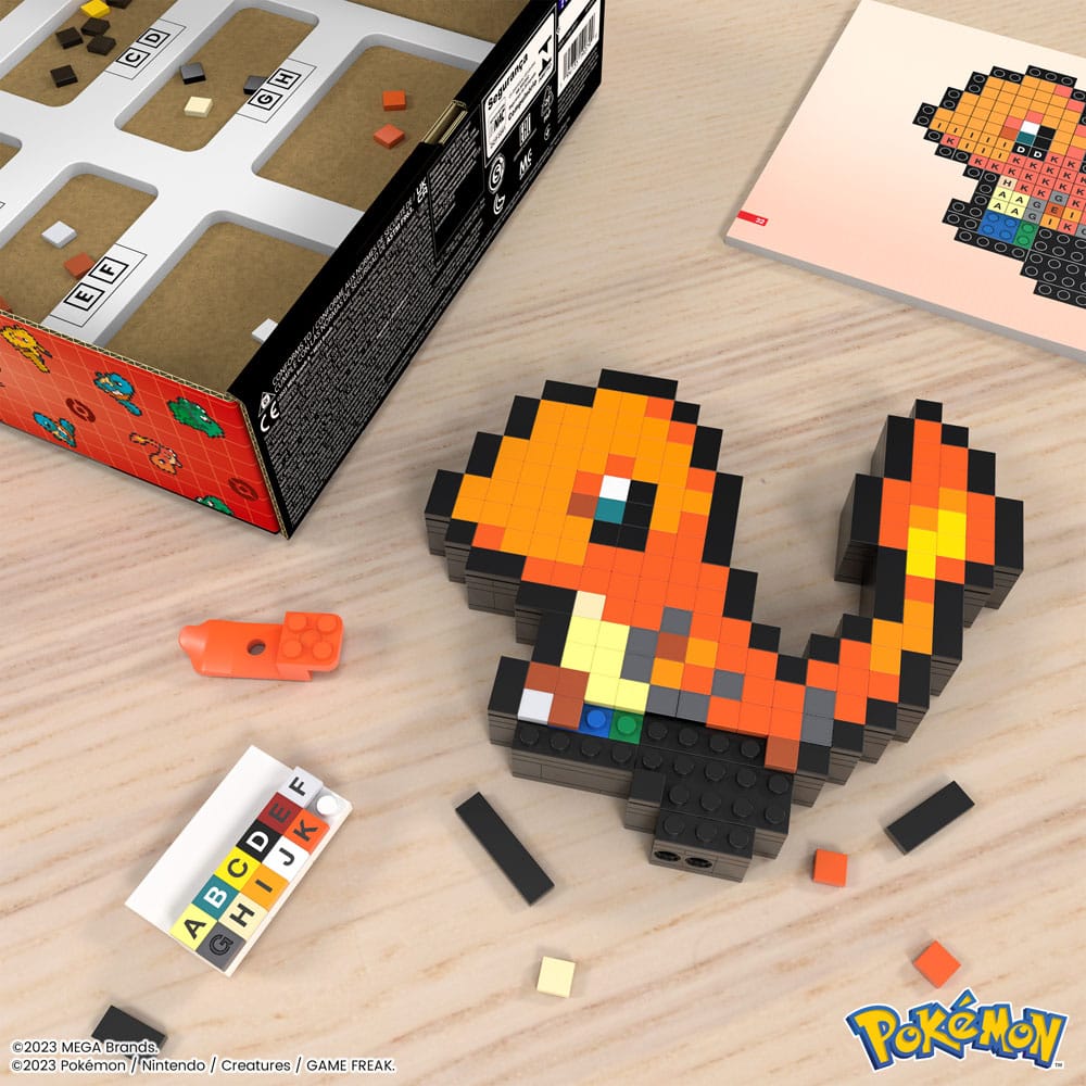 Pokémon MEGA Charmander Pixel Art - SparkLeaf TCG