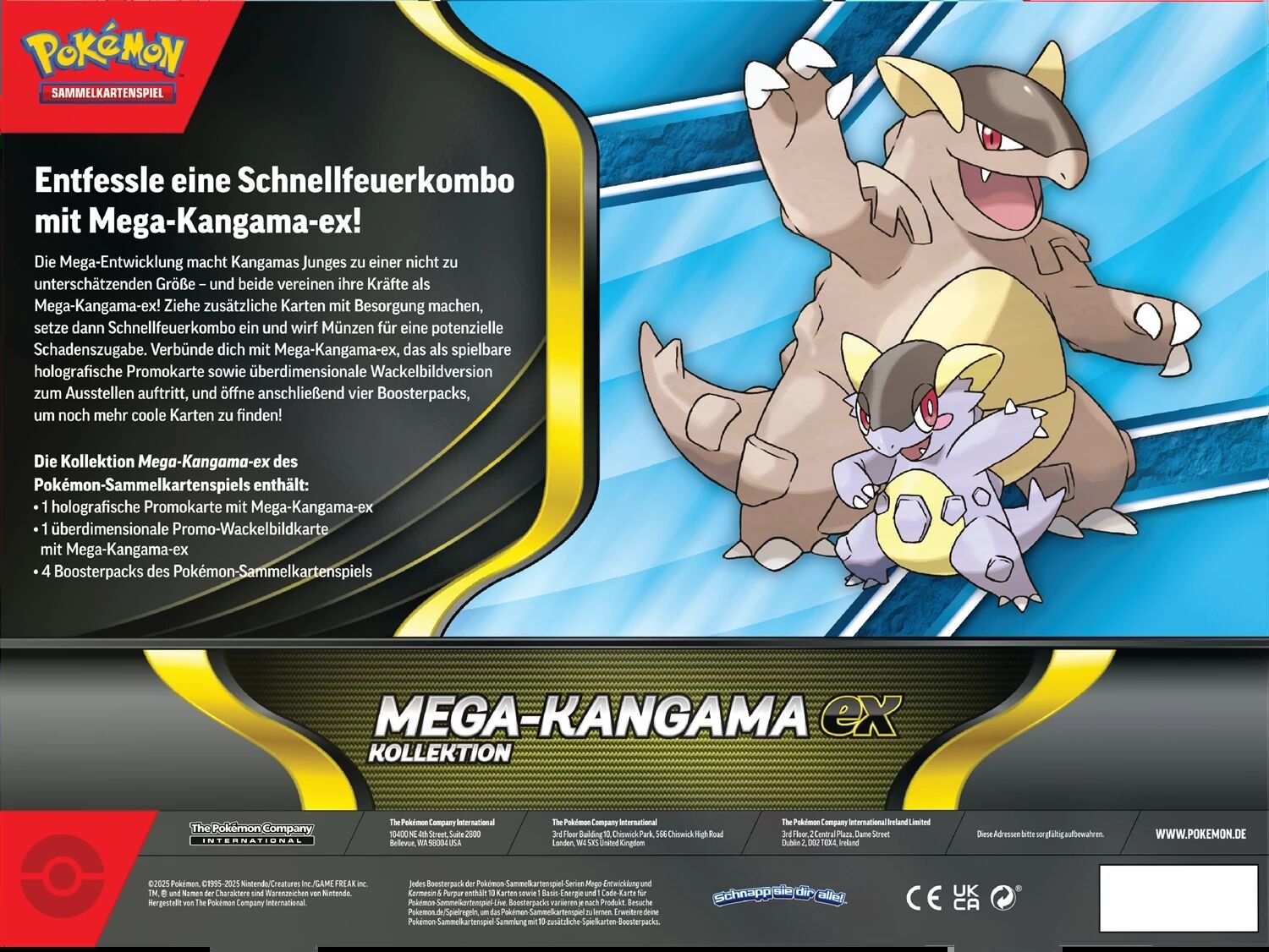 Pokémon - Mega Kangama EX Kollektion - DE - SparkLeaf TCG