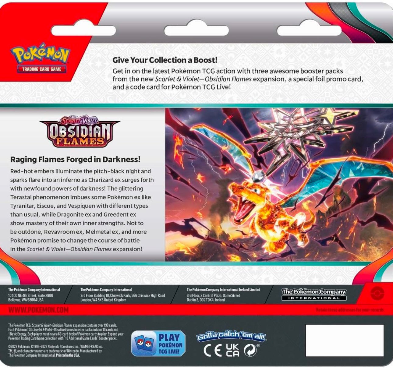 Pokémon - Obsidian Flames Three - Pack Blister - EN - SparkLeaf TCG