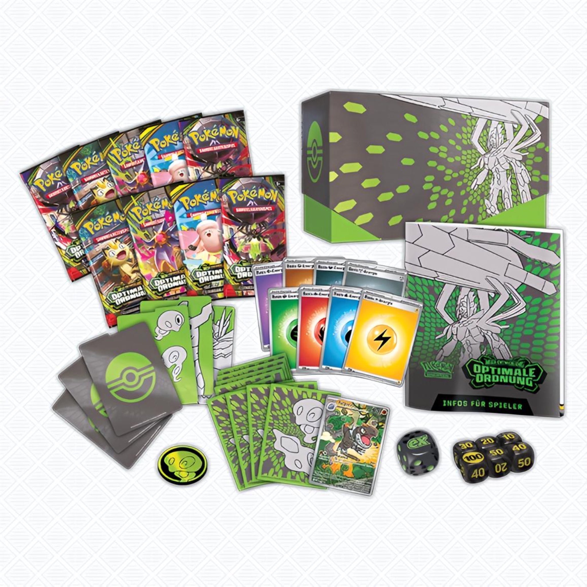 Pokémon - Optimale Ordnung Top Trainer Box (TTB) - DE - SparkLeaf TCG