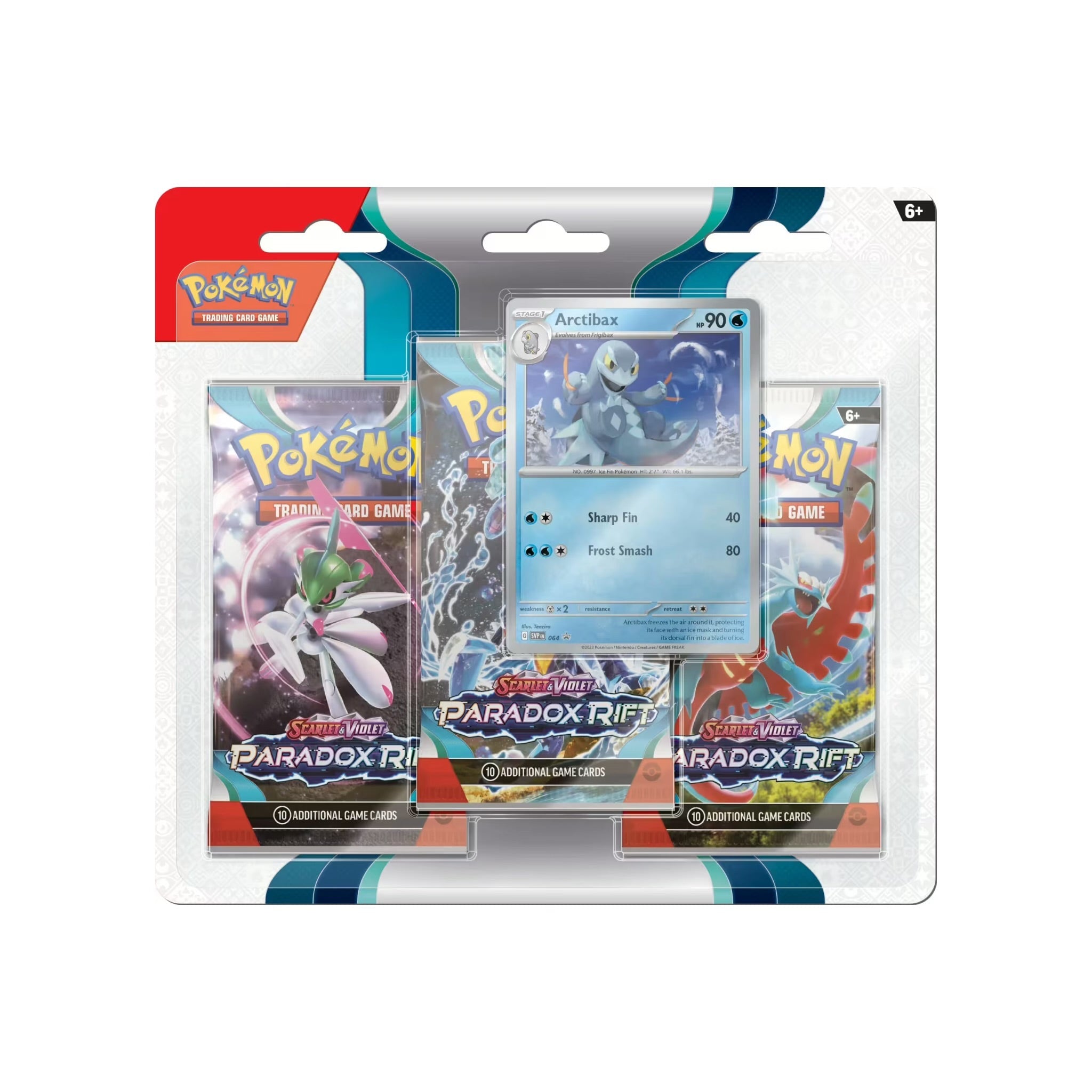Pokémon - Paradox Rift Three - Pack Blister Arctibax - EN - SparkLeaf TCG
