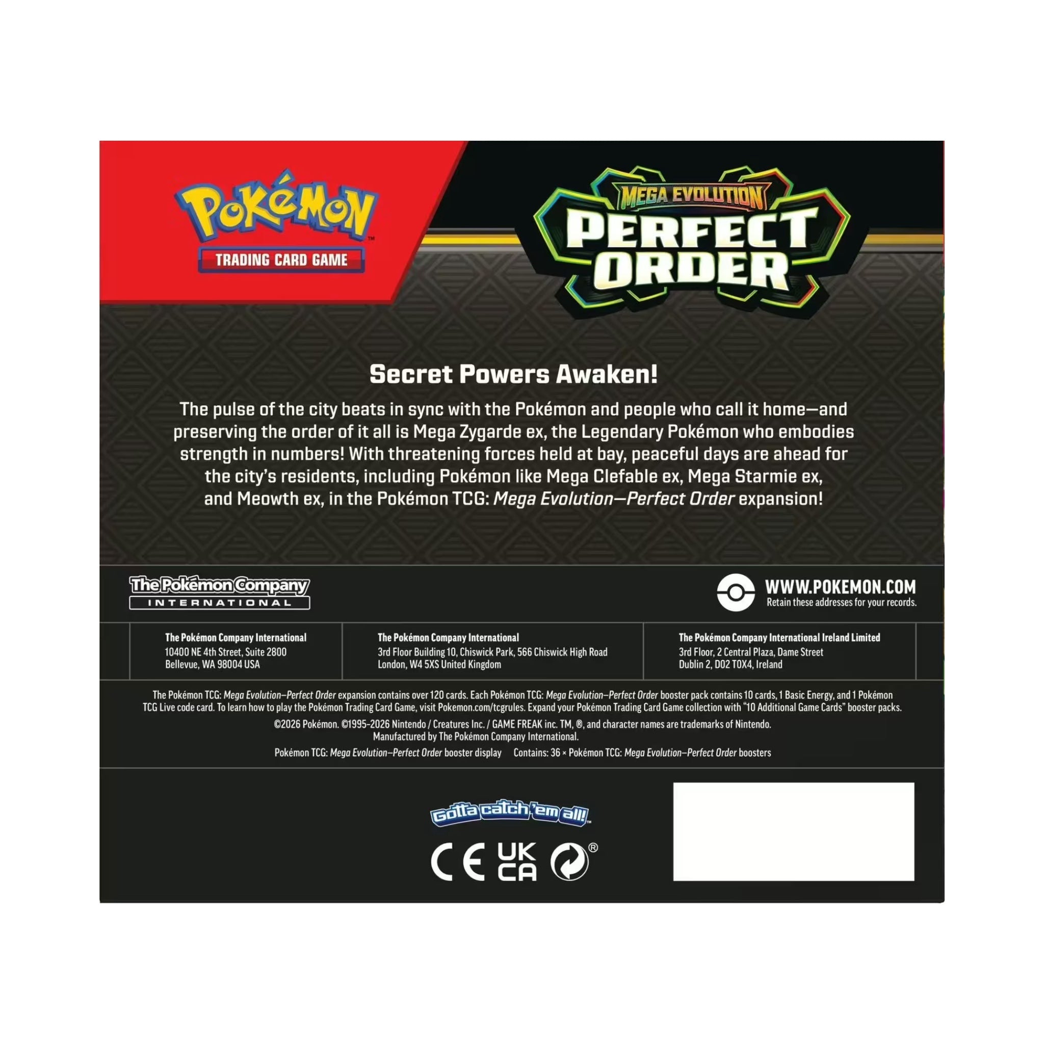 Pokémon Perfect Order Booster Display - SparkLeaf TCG