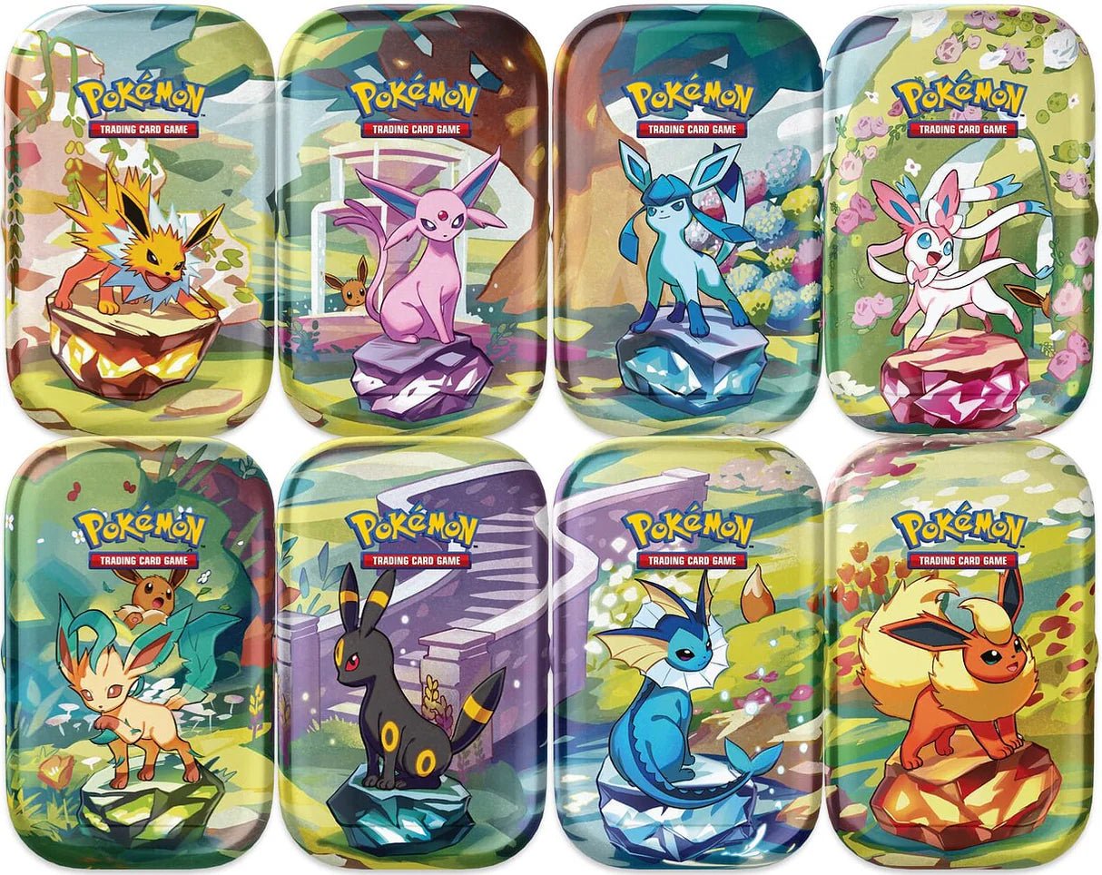 Pokémon - Prismatic Evolutions Mini Tin Display - EN - SparkLeaf TCG