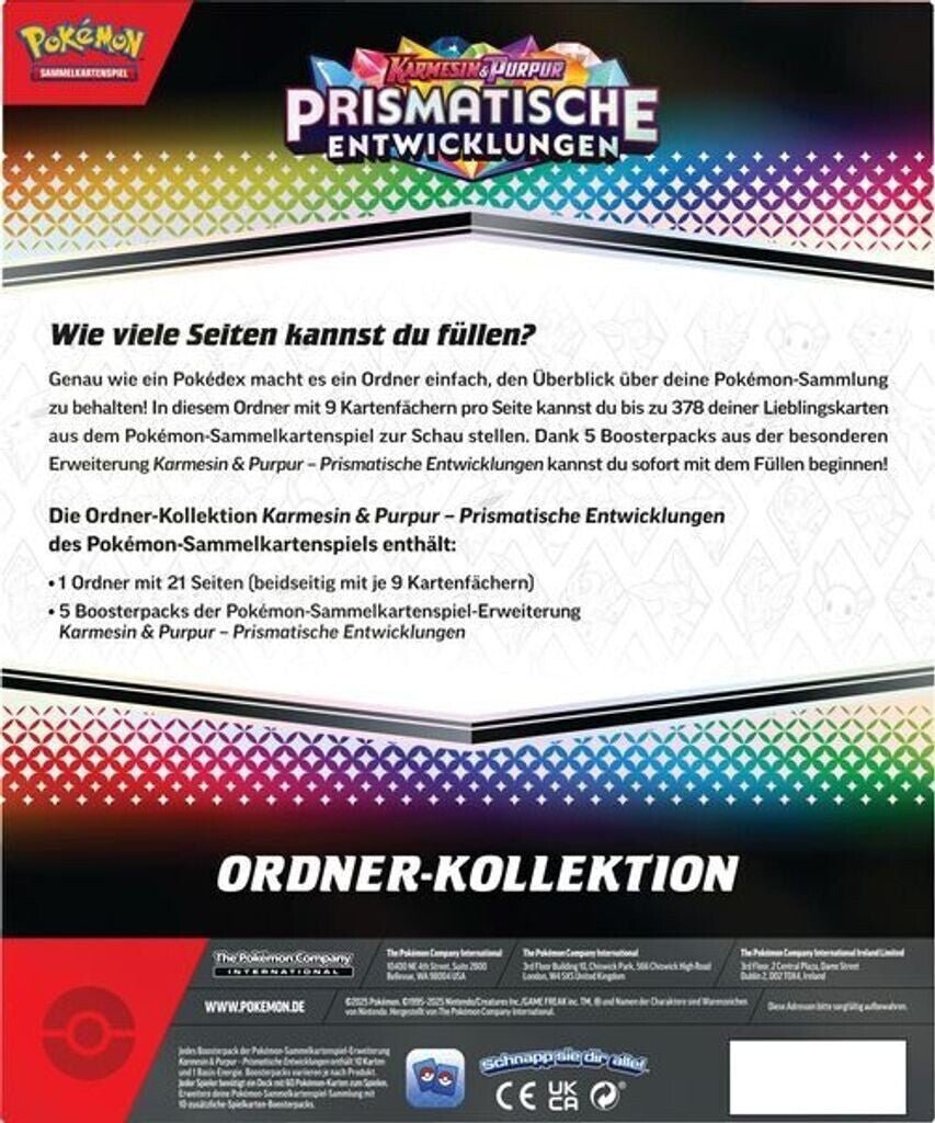 Pokémon - Prismatische Entwicklungen Ordner Kollektion - DE - SparkLeaf TCG