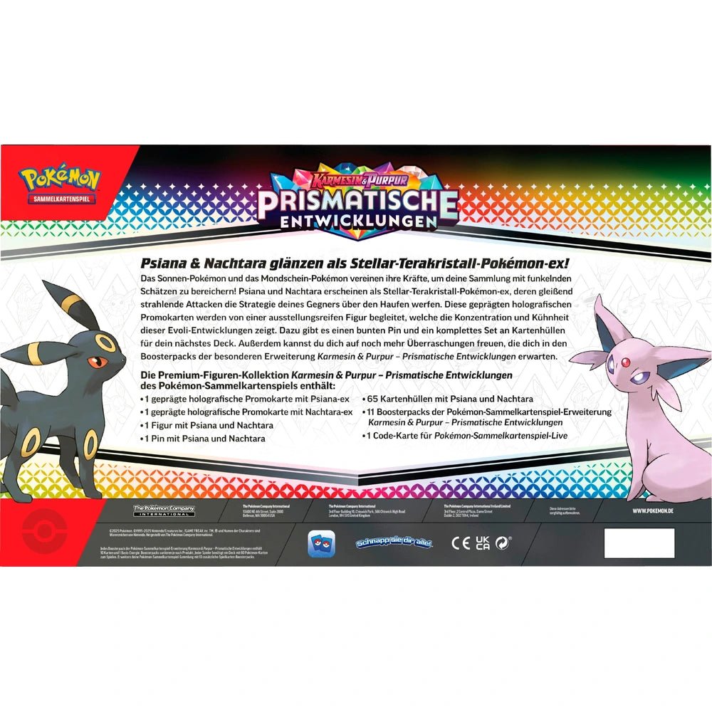 Pokémon - Prismatische Entwicklungen Premium Figuren Kollektion - DE - SparkLeaf TCG