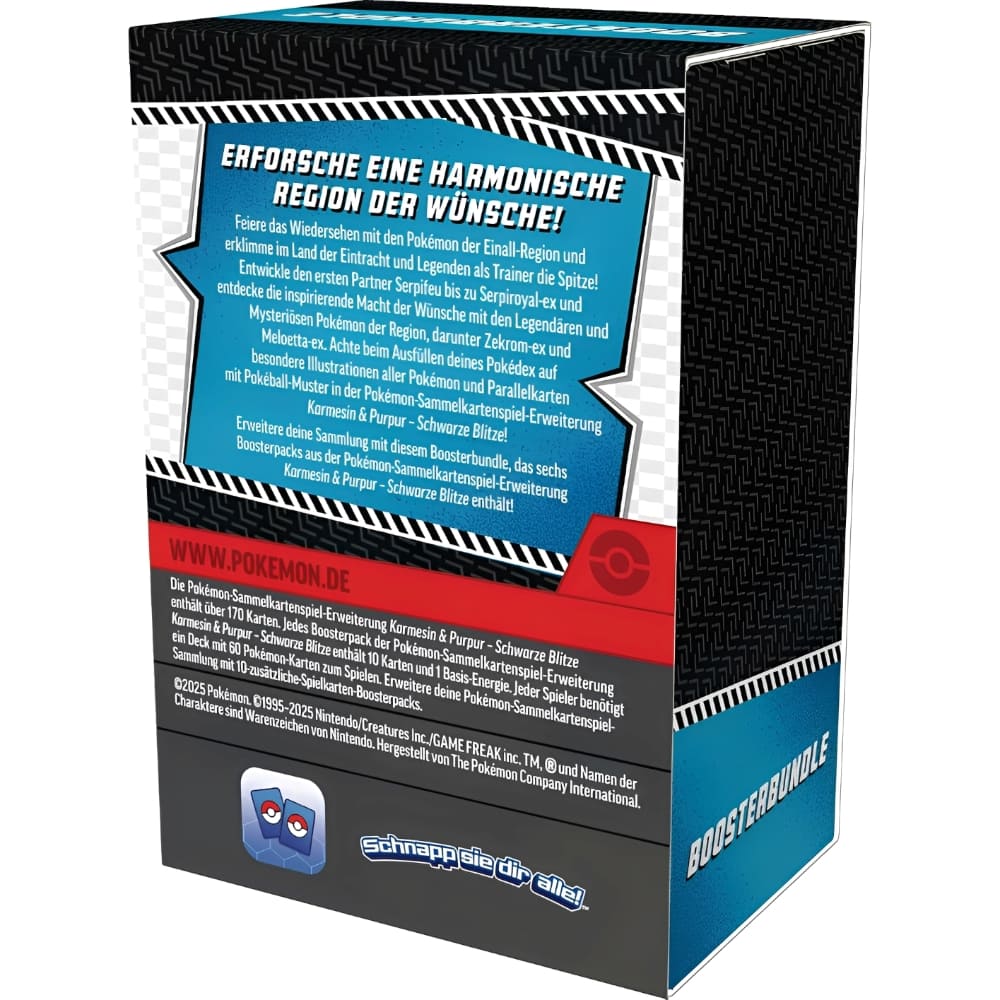 Pokémon - Schwarze Blitze Booster Bundle - DE - SparkLeaf TCG