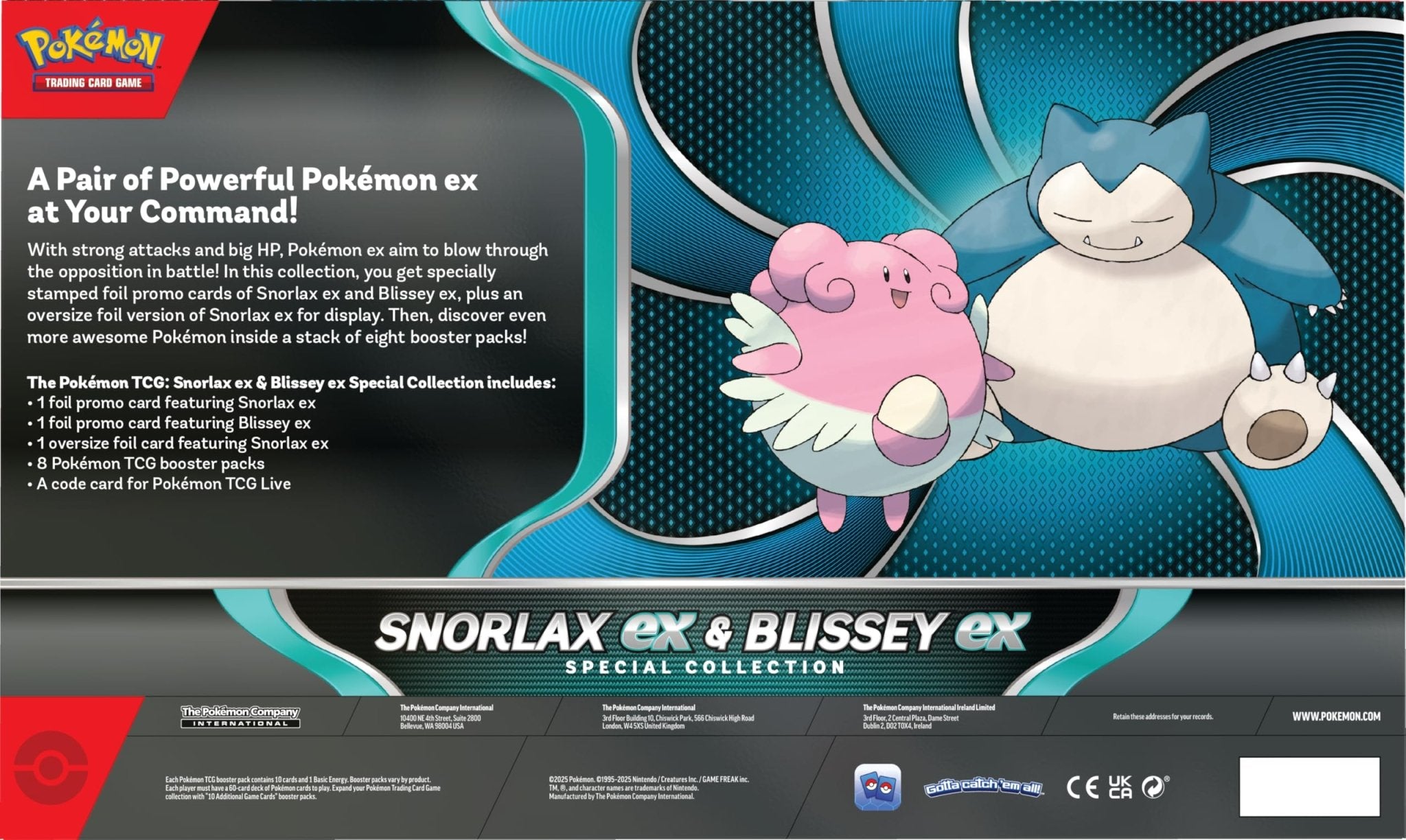 Pokémon - Snorlax ex & Blissey ex Special Collection - EN - SparkLeaf TCG