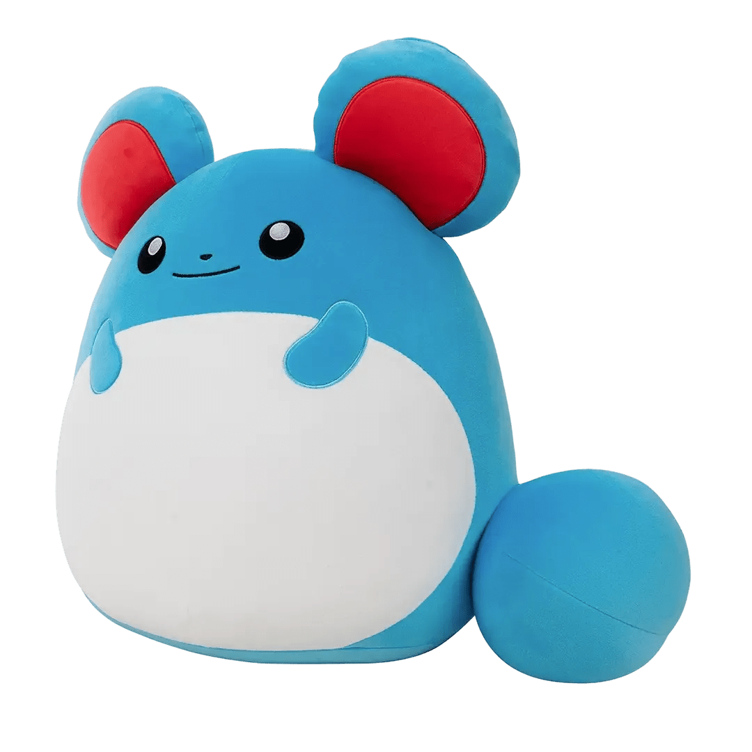 Pokémon Squishmallow Marill - by Jazwares Größe: 35 cm - SparkLeaf TCG