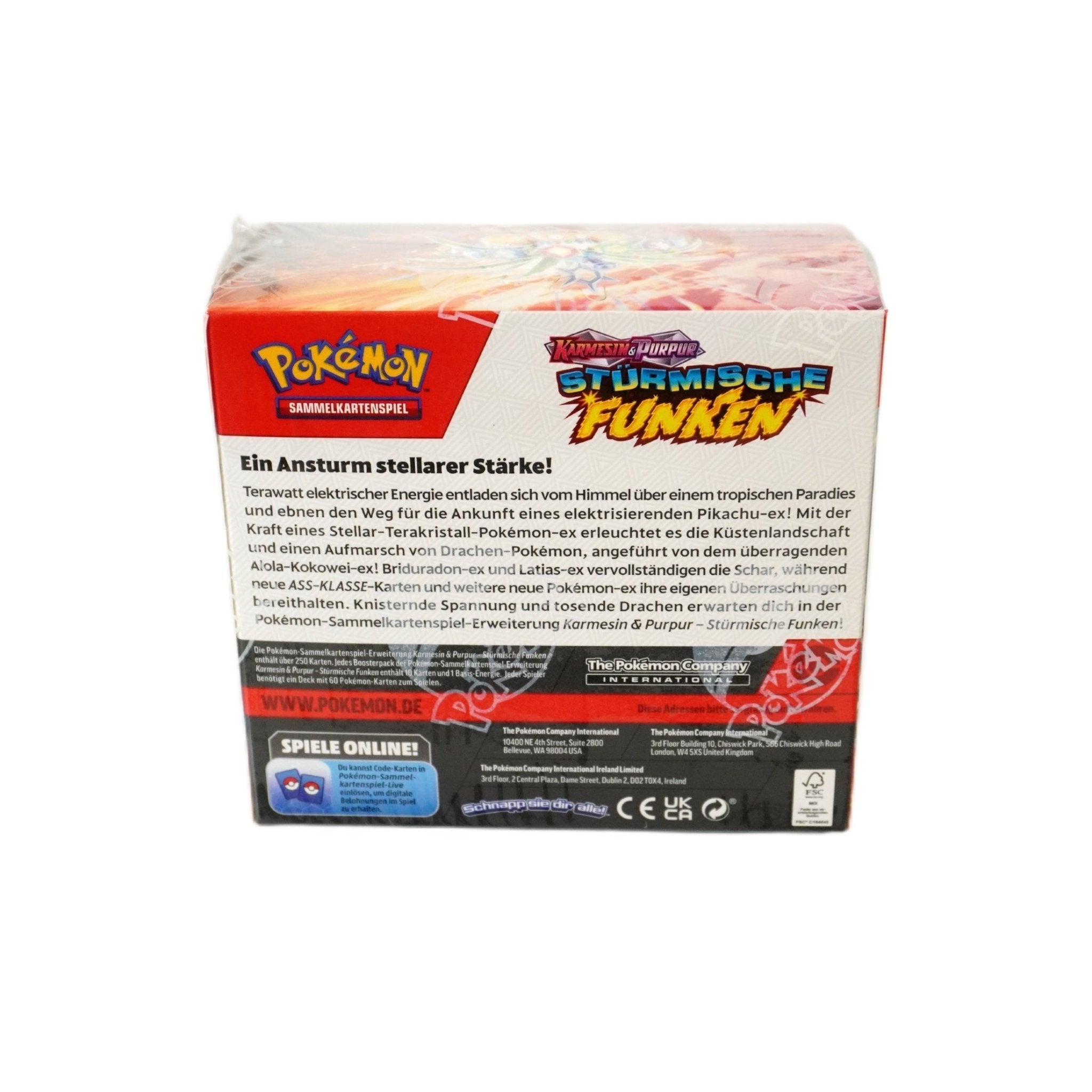 Pokémon - Stürmische Funken Booster Display - DE - SparkLeaf TCG