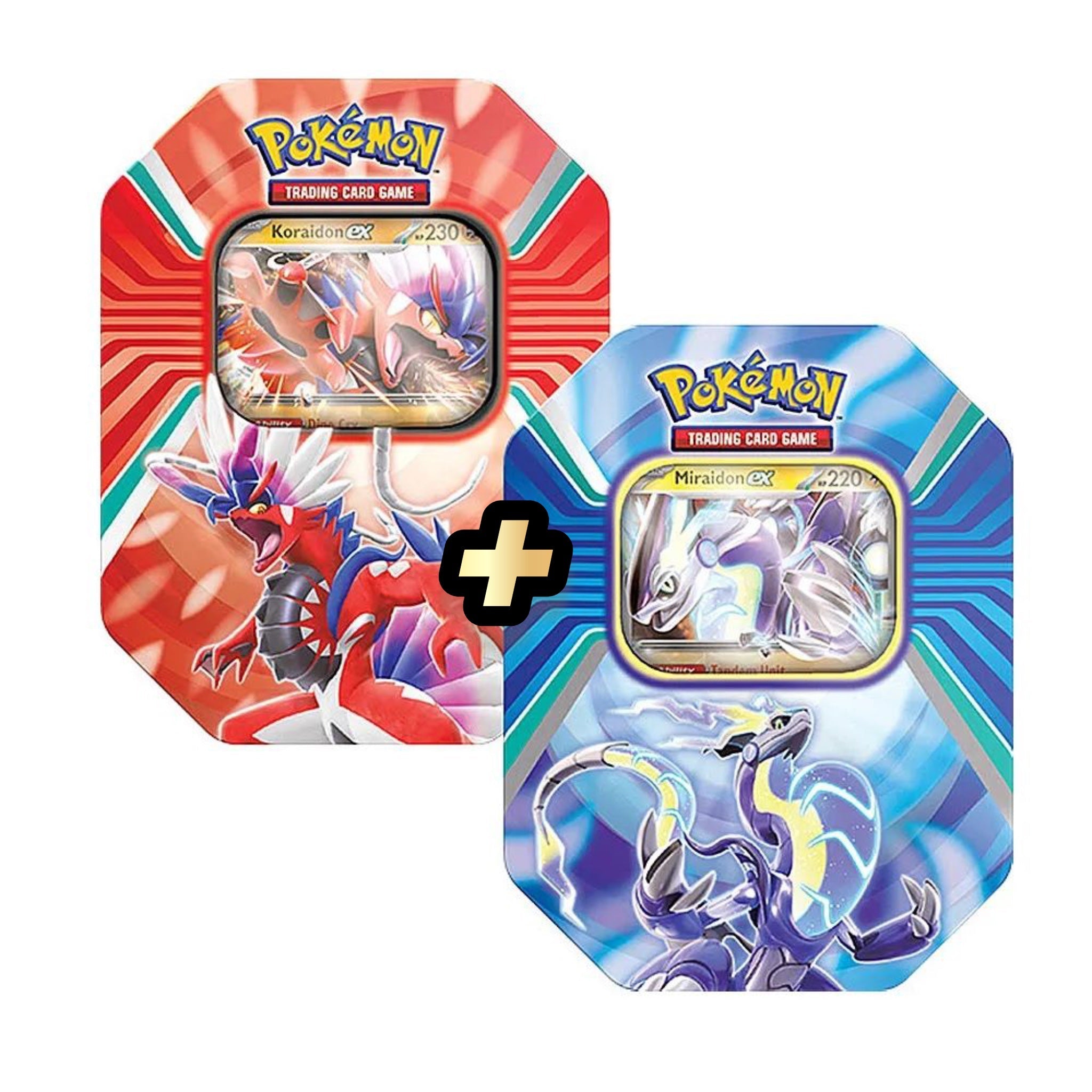 Pokémon - Tin - Box Set 2023 Summer (Koraidon EX, Miraidon EX) - EN - SparkLeaf TCG